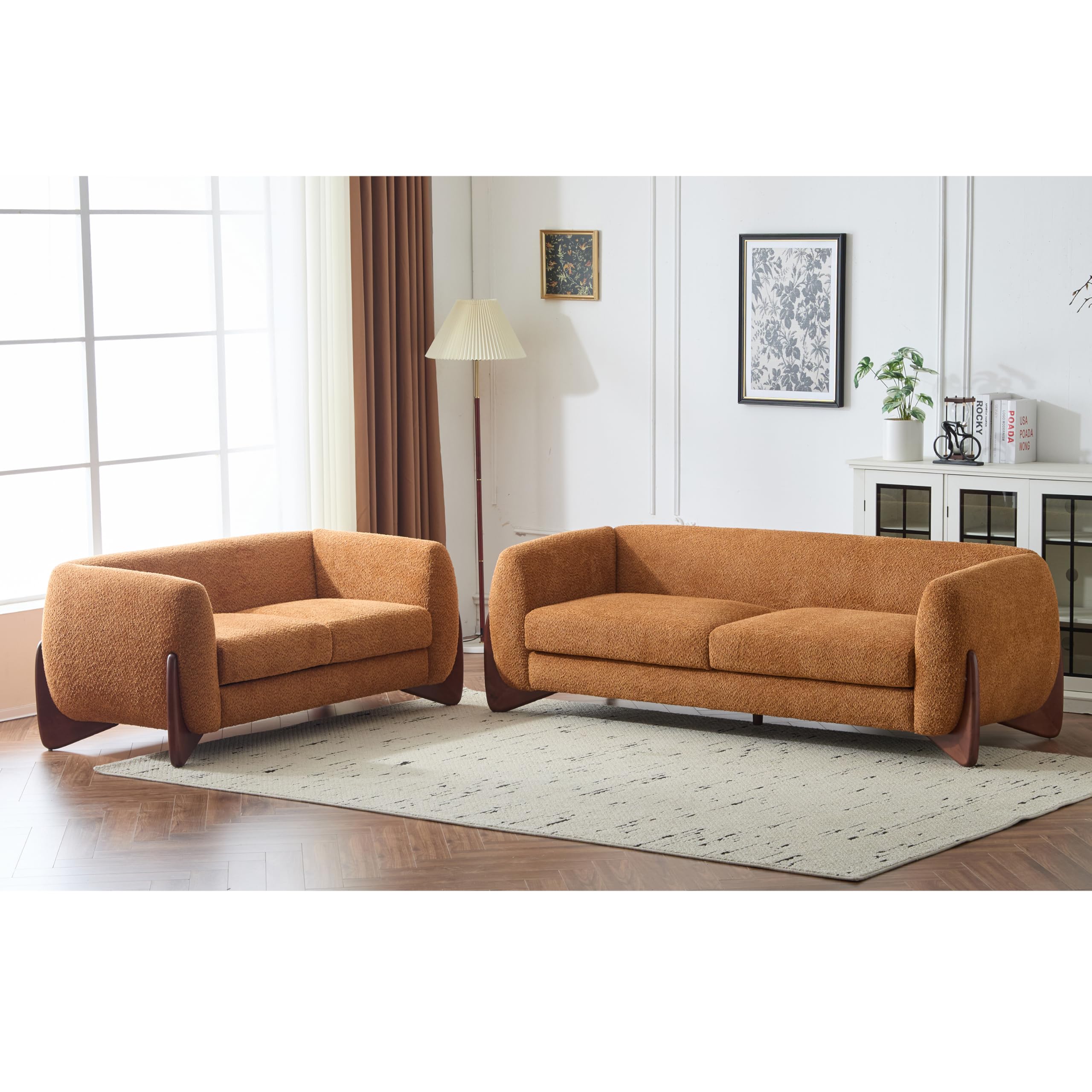 Christopher Knight Home Almad 2 Pieces Sofa Couch Set