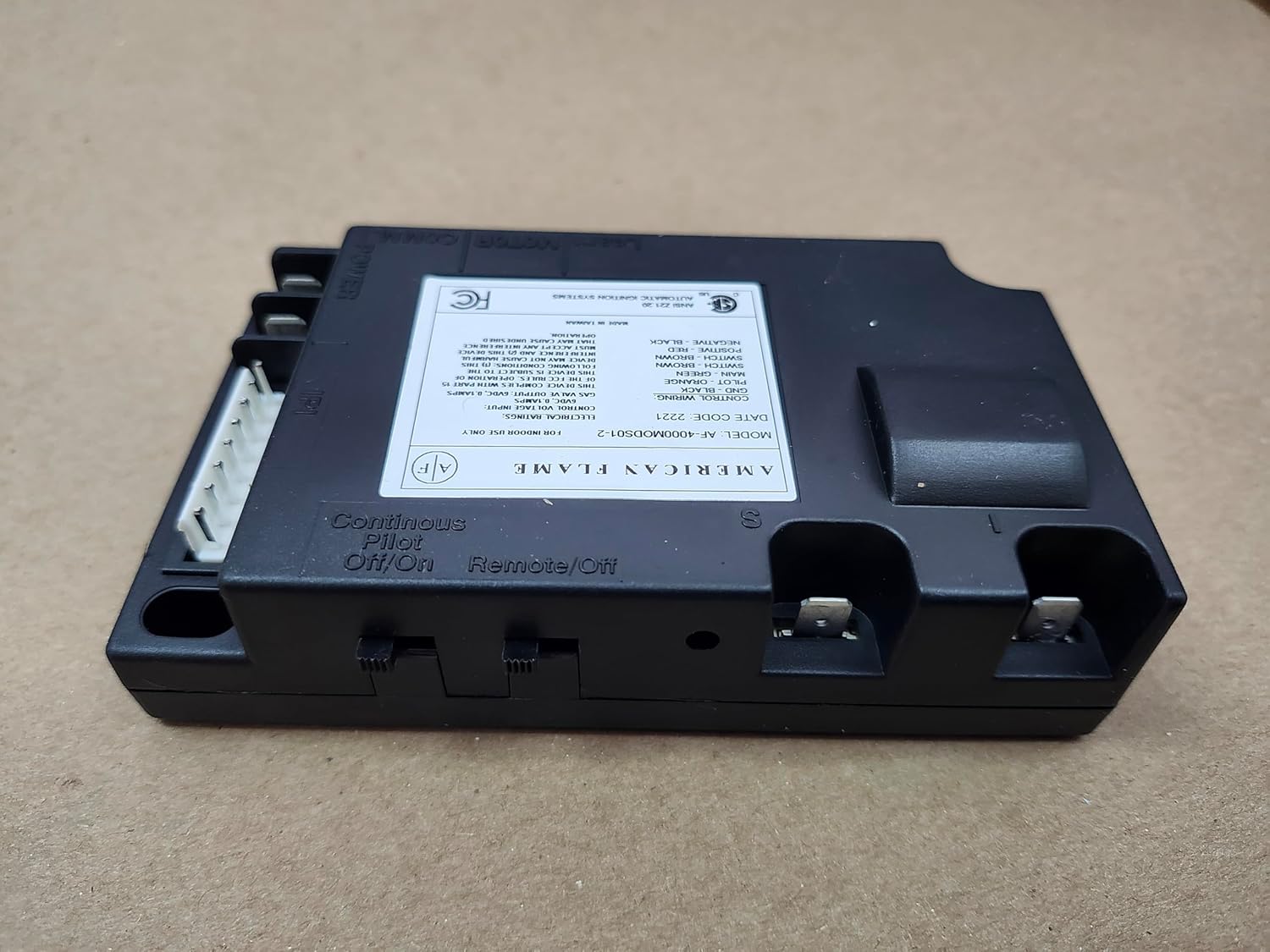 Empire R11007 - Replacement American Flame Control Module AF-4000MODS01-2, Black