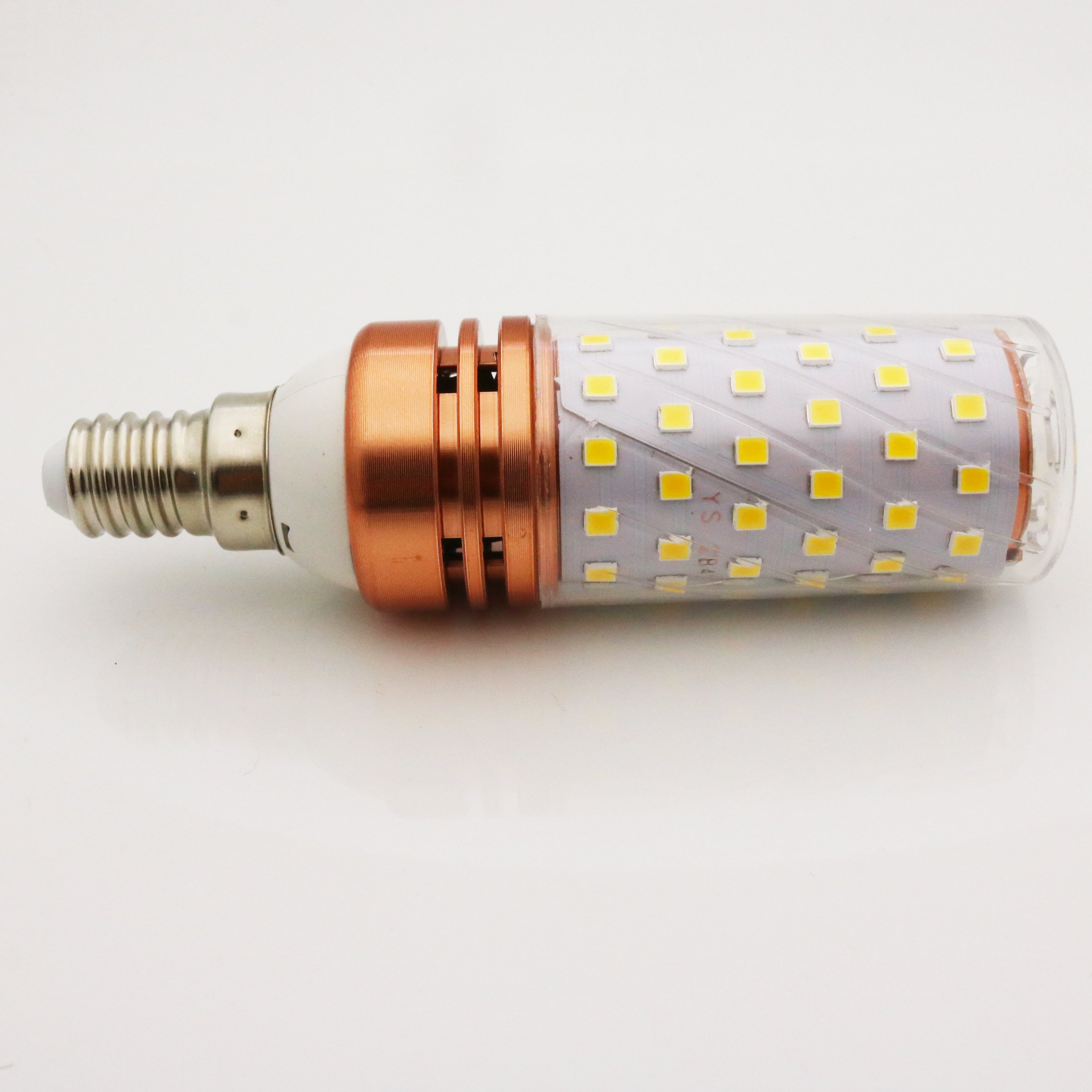 LED E14 maíz bombilla 16W, 3000K blanco cálido LED Candelabros bombillas,No regulables (20 piezas, E14-16W)