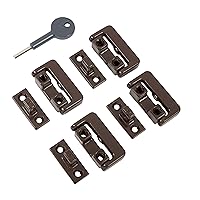 Algopix Similar Product 3 - Yale 8K101 Pivoted Window Lock Brown x 4