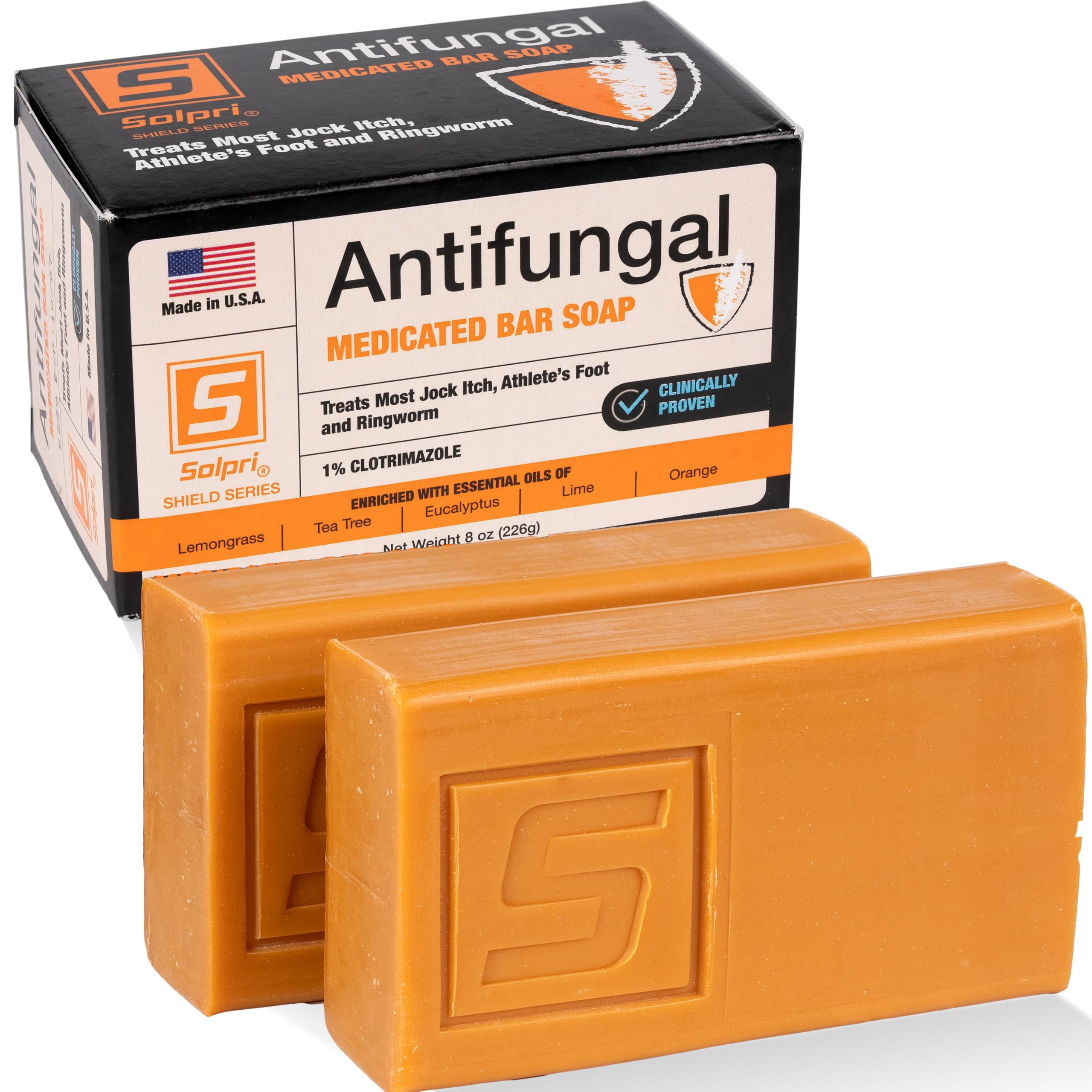 Shield 1% Clotrimazole Antifungal Soap Bar