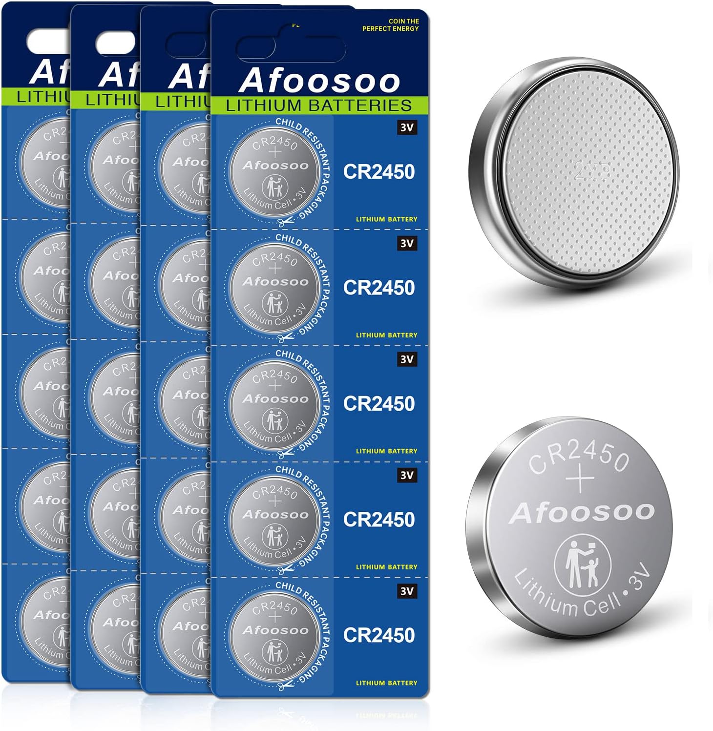 HQRP 4Pack Lithium Battery Compatible with MyQ Garage Door