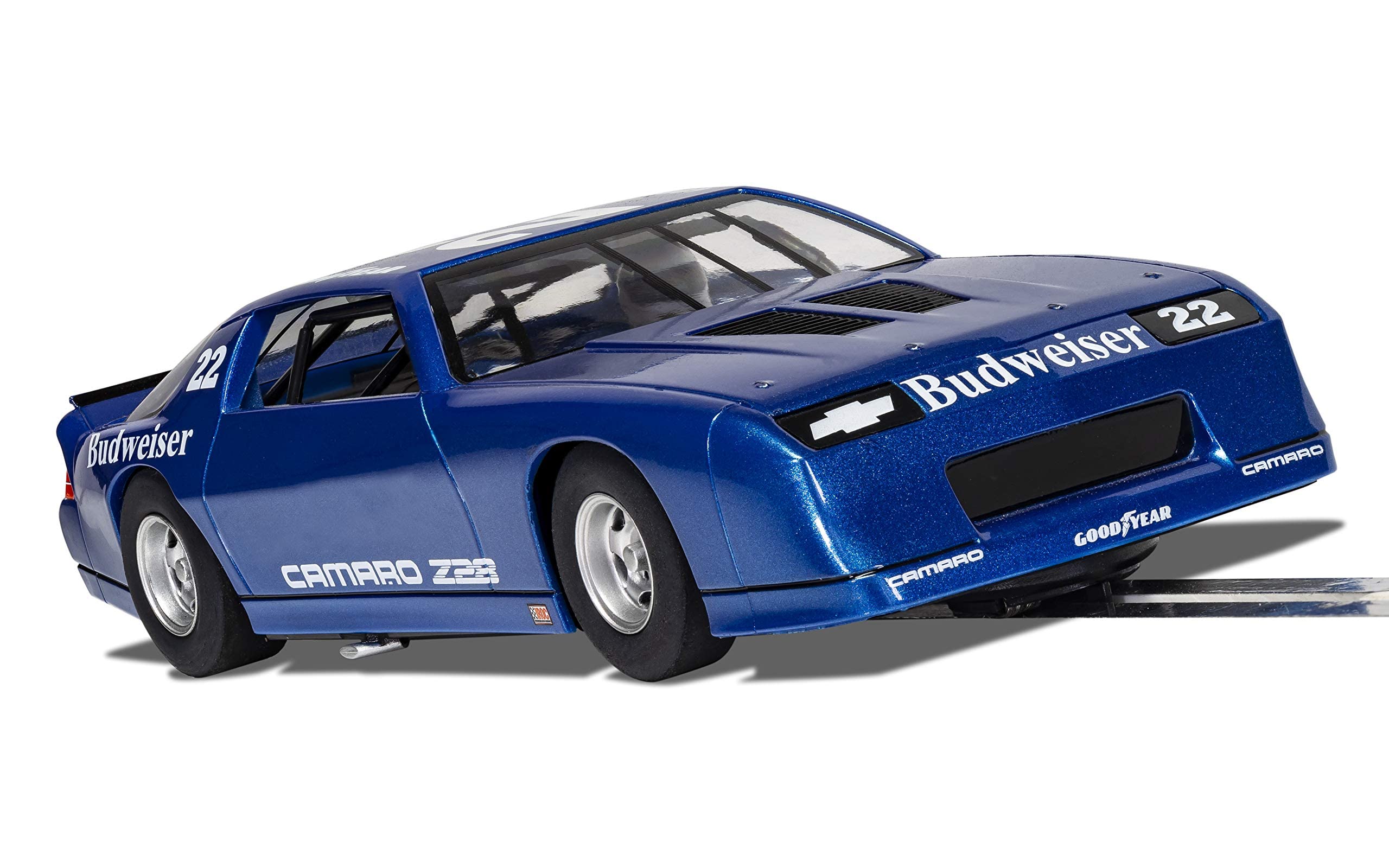 Scalextric C4145 Chevrolet Camaro IROC-Z - Blue Car - USA/Classic - Image 2