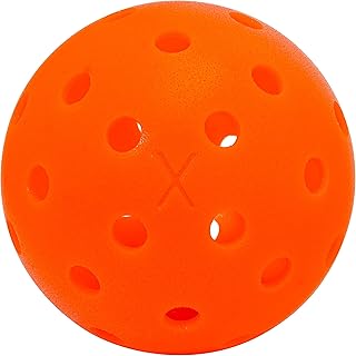 Franklin Sports X-40 Pickleballs - Outdoor Pickleballs - 100 Pack Bulk - USA Pickleball Approved - Ember - Official Ball of US Open Pickleball Championships