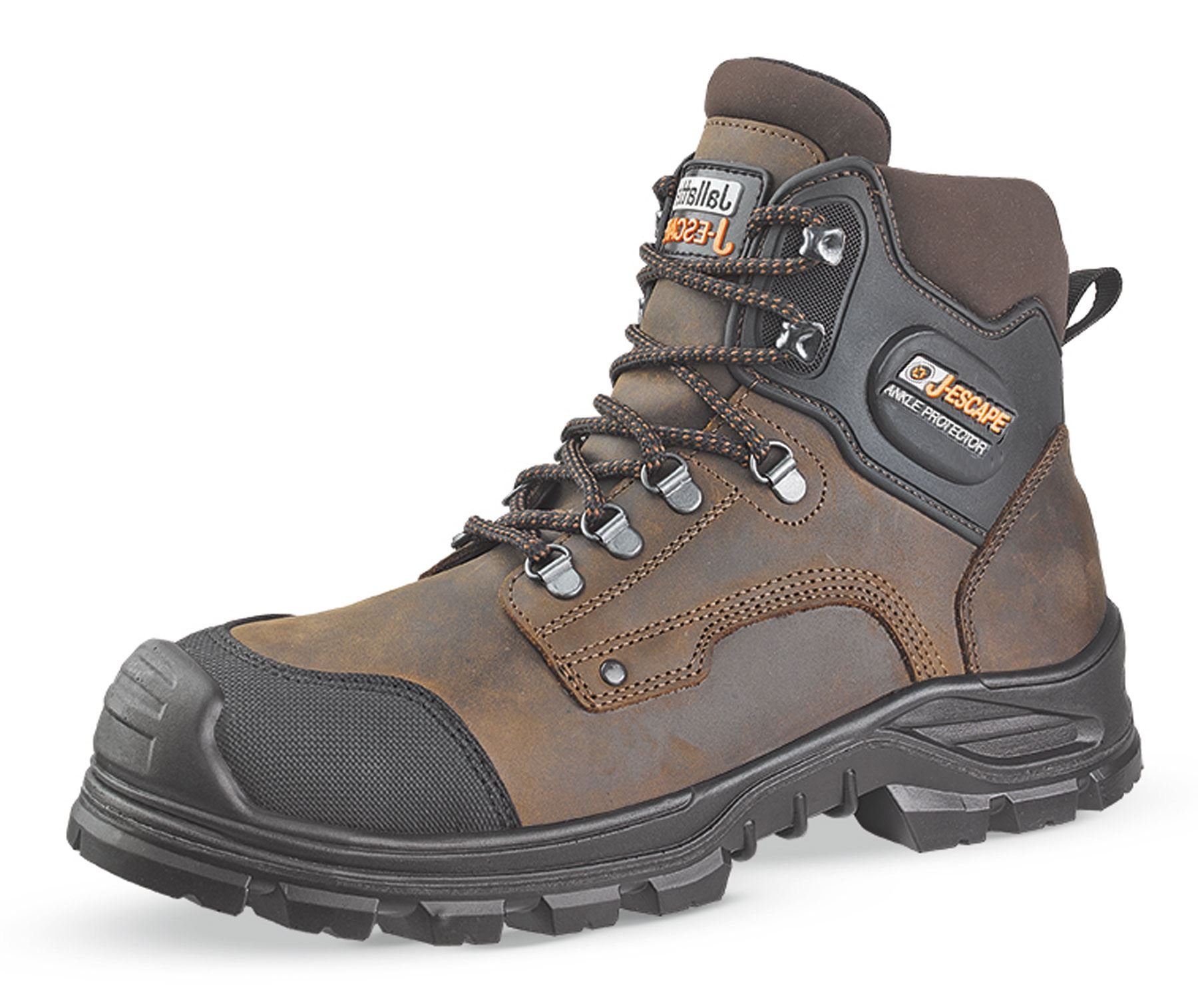 JALLATTE - Chaussures de sécurité Hautes Marron et Noire JALFIR SAS S3 CI an SRC