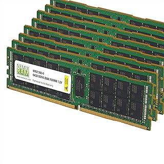 512GB 8x64GB DDR4-2666 PC4-21300 2Rx4 RDIMM ECC Registered Memory by NEMIX RAM