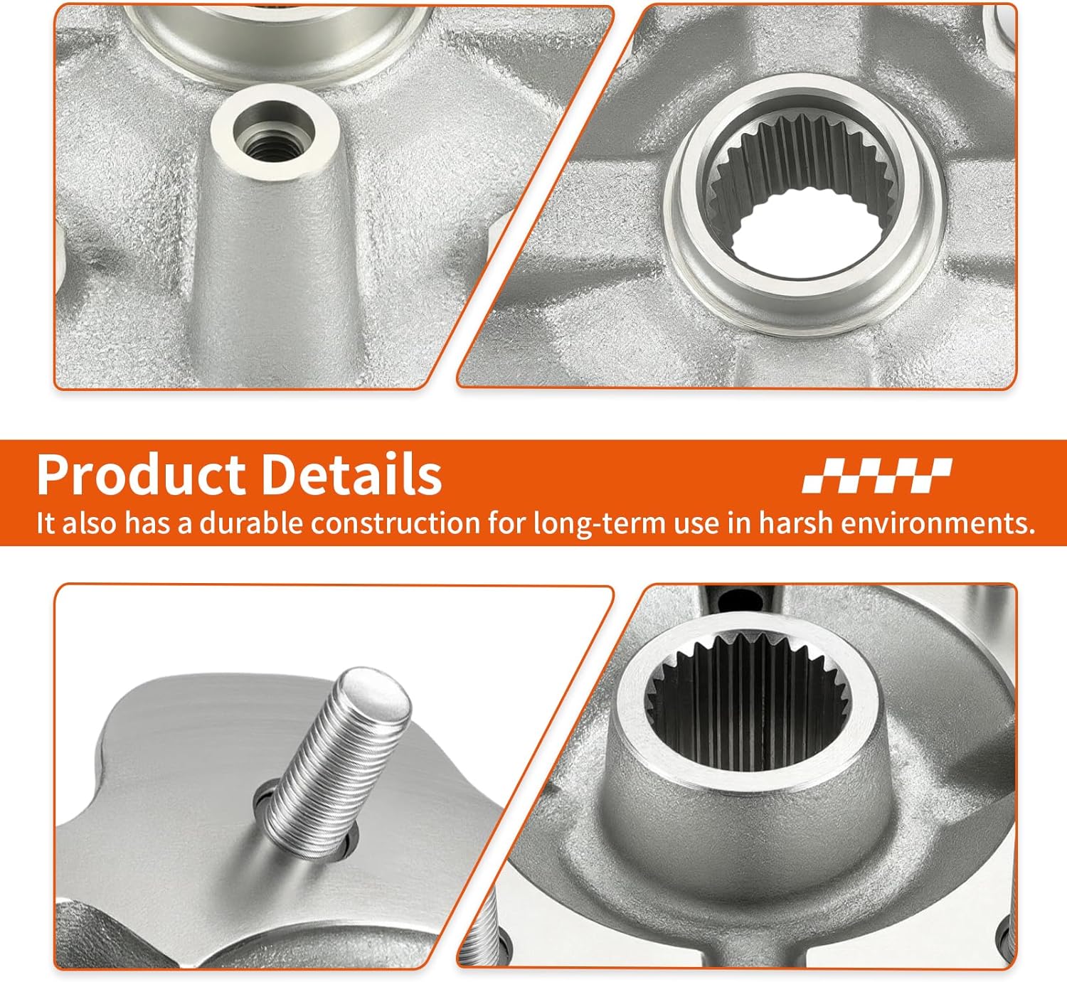 Front Left/Right Hub for Yamaha Kodiak Bruin Wolverine Grizzly Big Bear 350 400 450 YFM350 YFM400 YFM450 2003-2014 5ND-F5111-21-00
