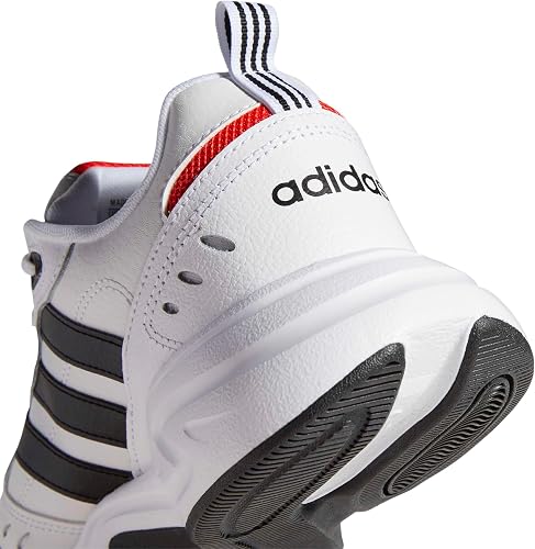 adidas Men's Strutter Shoes, Cloud White/Core Black/Active Red, 9 UK - 7