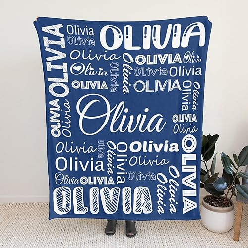 Miniatura 4 de Dr.TOUGH Mantas personalizadas para niños y adultos, mantas personalizadas con nombre, manta personalizada para niños con nombre, regalos