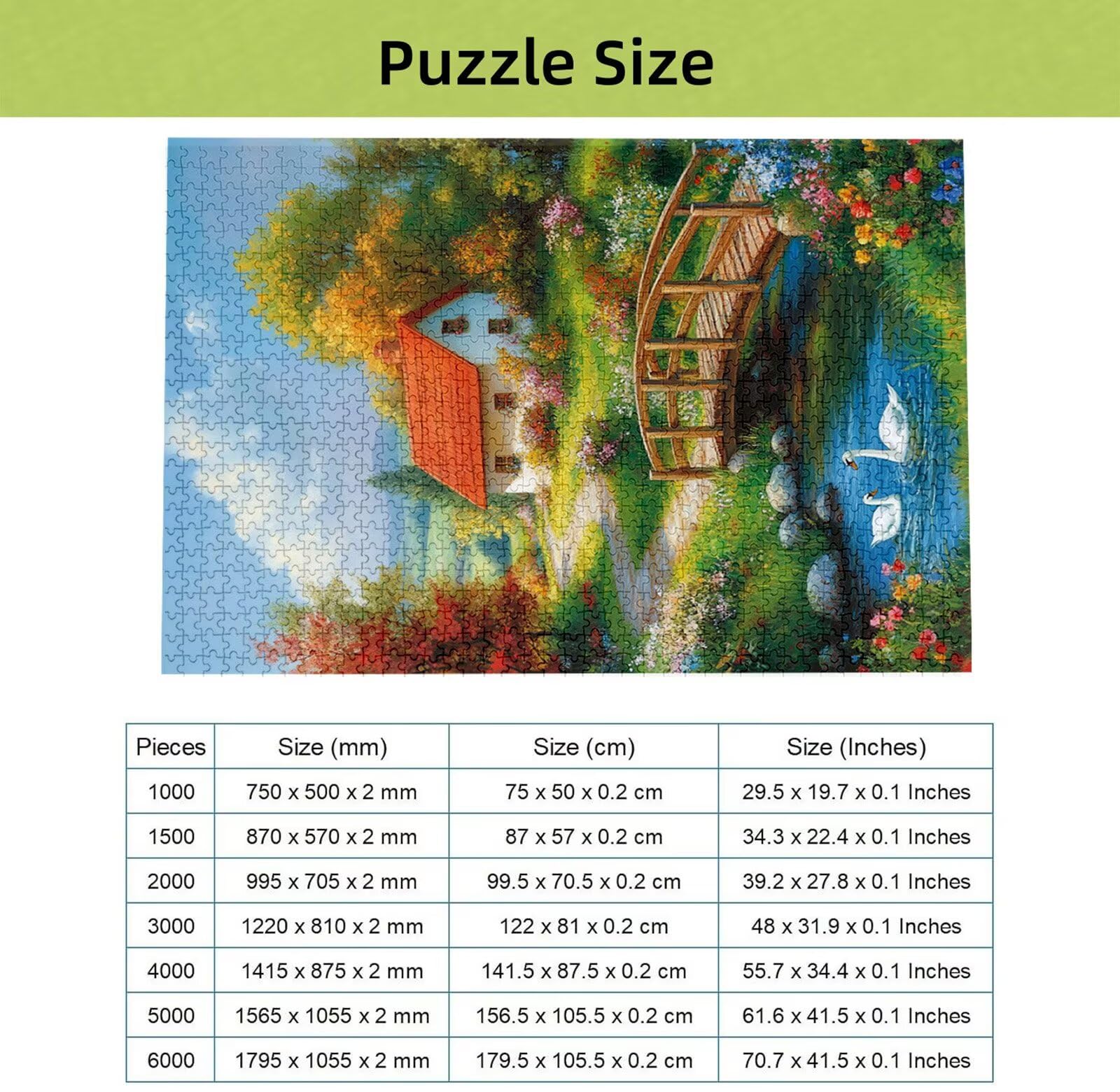 Puzzle 4000 Piezas Cabina, Puzzle Paisaje con Caja para Adultos, 141x87 cm, DIY 4000 Piezas Rompecabezas Madera para Adultos, Rompecabezas Desafiante para Decoracion Hogar y Pared, Regalo Mujer H-7758