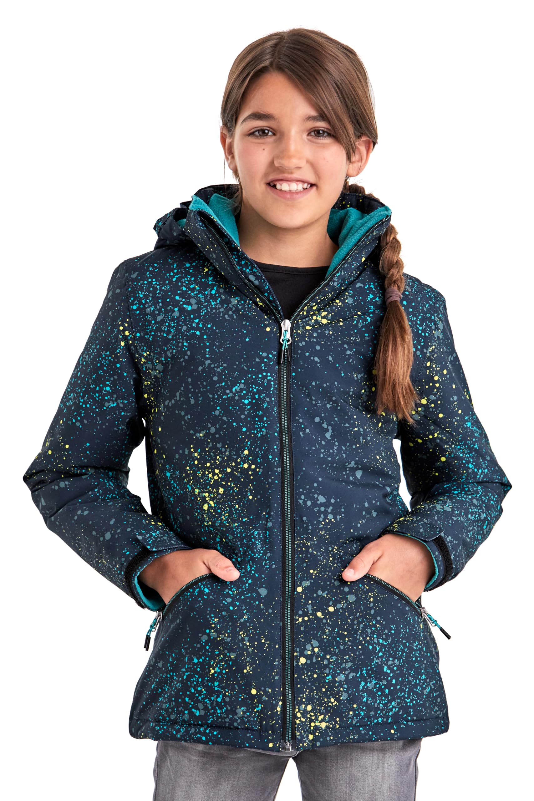 Killtec Mädchen Kow 197 Grls Jckt Outdoorjacke/Funktionsjacke mit Kapuze