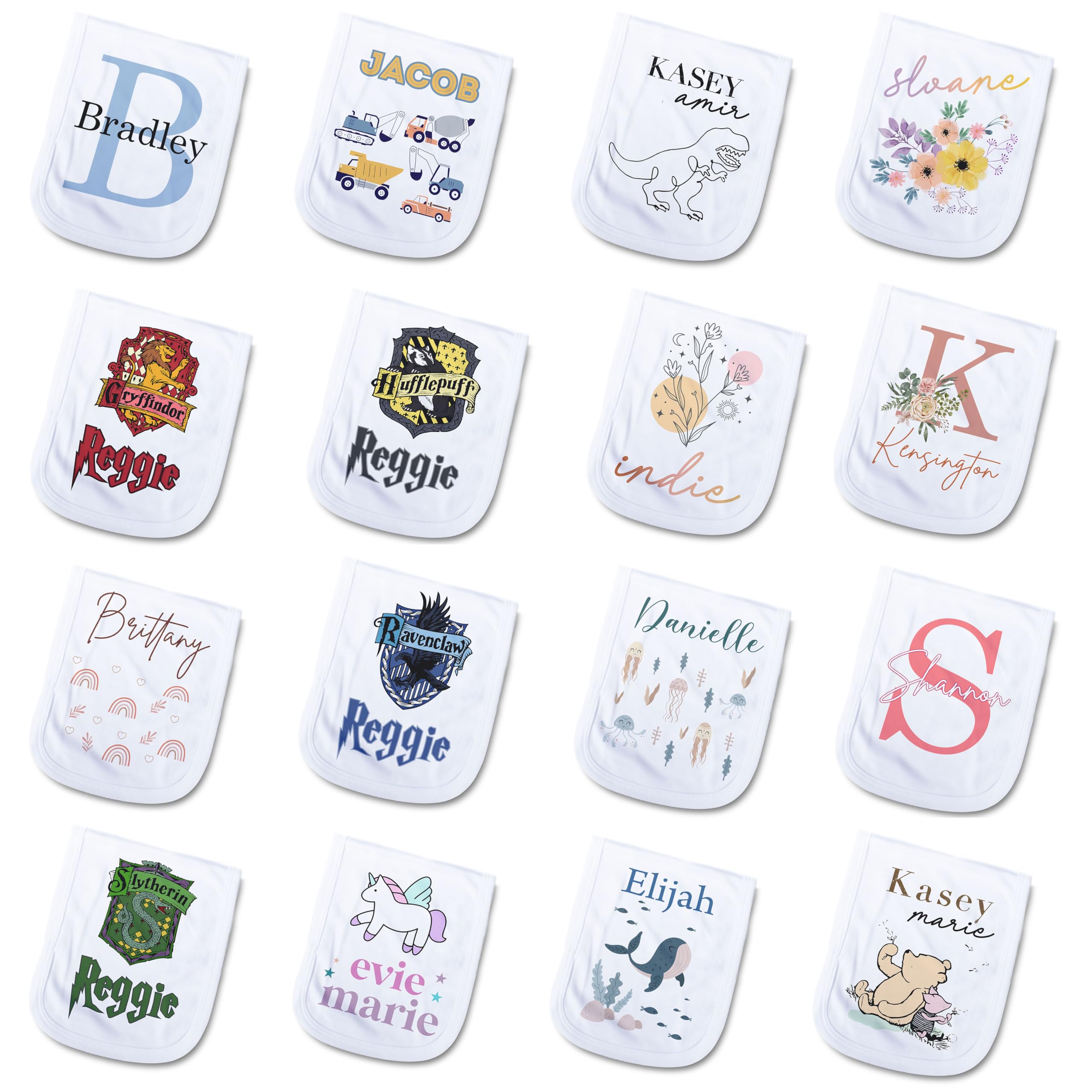 Personalized Baby Burp Cloth - Unique for Boys & Girls- Burp Cloth for Boys or Girls Newborn Gift