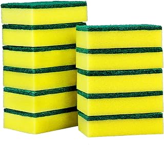 20 pieces of high-density dipped sponge brush, kitchen dishwashing sponge, suitable for housework and kitchen cleaning