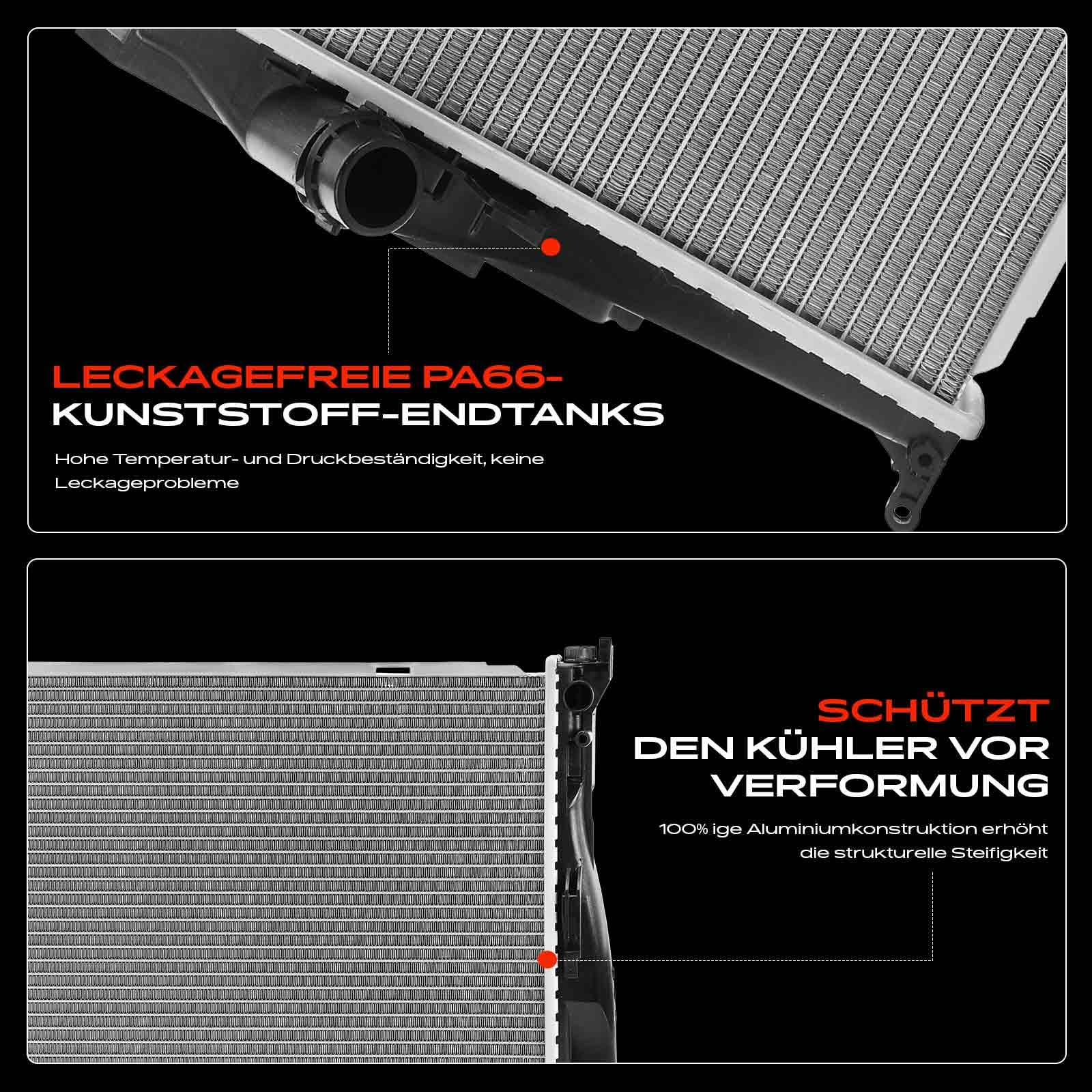 Frankberg Radiatore scambiatore di calore dell'acqua scambiatore di | 17117558480; Compatibile con: Serie 1 Cabrio E88, Serie 1 E81, Serie 1 Coupé E82, Serie 3 Coupé E92, Serie 3 Touring E91