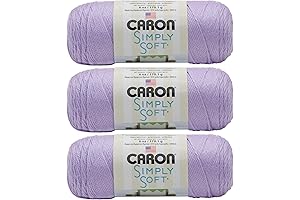Caron Simply Soft Yarn: Orchid Purple 3-Pack