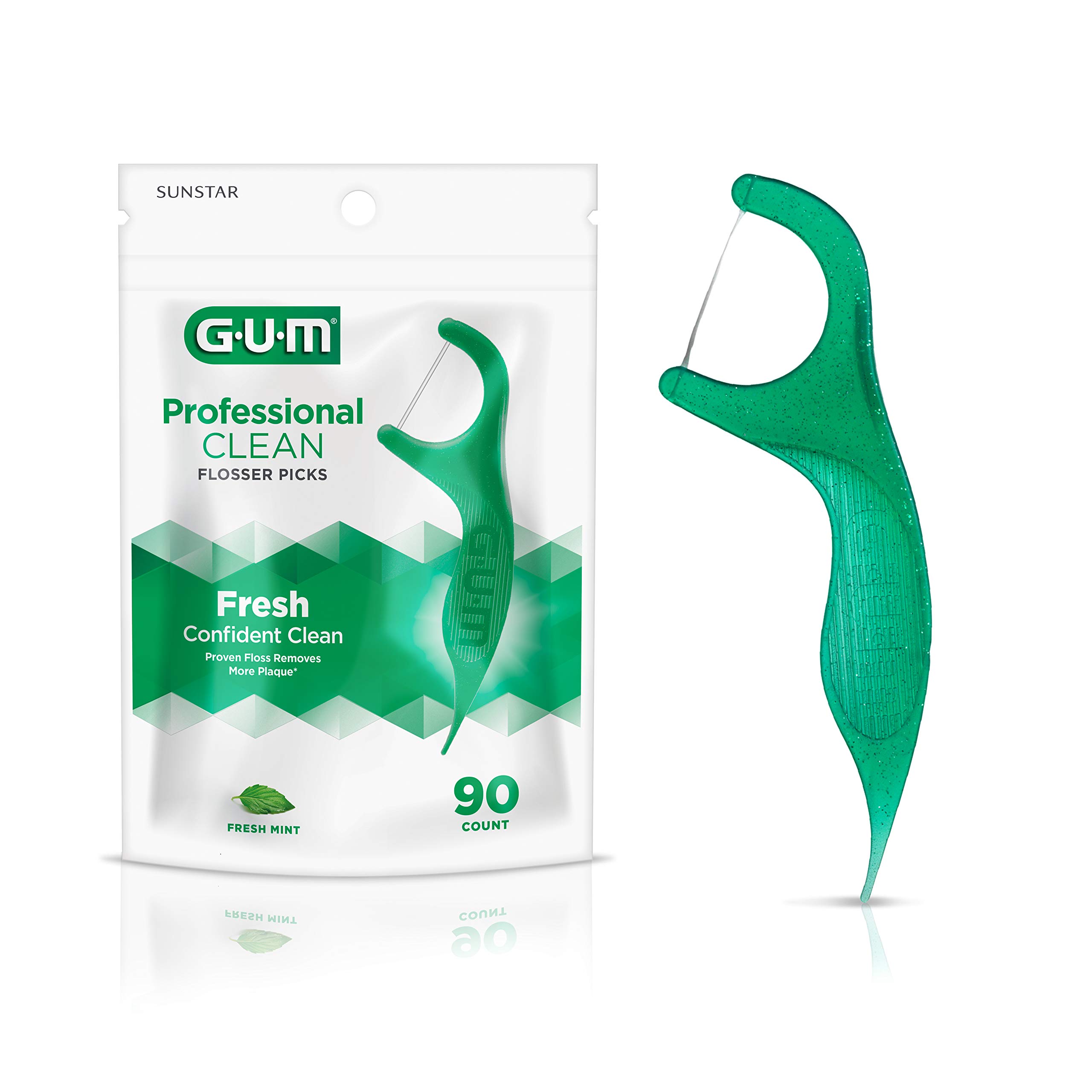 Amazon.com : Gum EEZ-Thru Flossers Mint 90 Each : Health & Household
