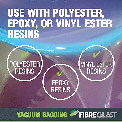 Miniatura 7 de Fibre Glast Película de liberación a baja temperatura, 1 yarda - Suministros de ensacado al vacío Elite Lab, cámaras de desgasificación y kits de