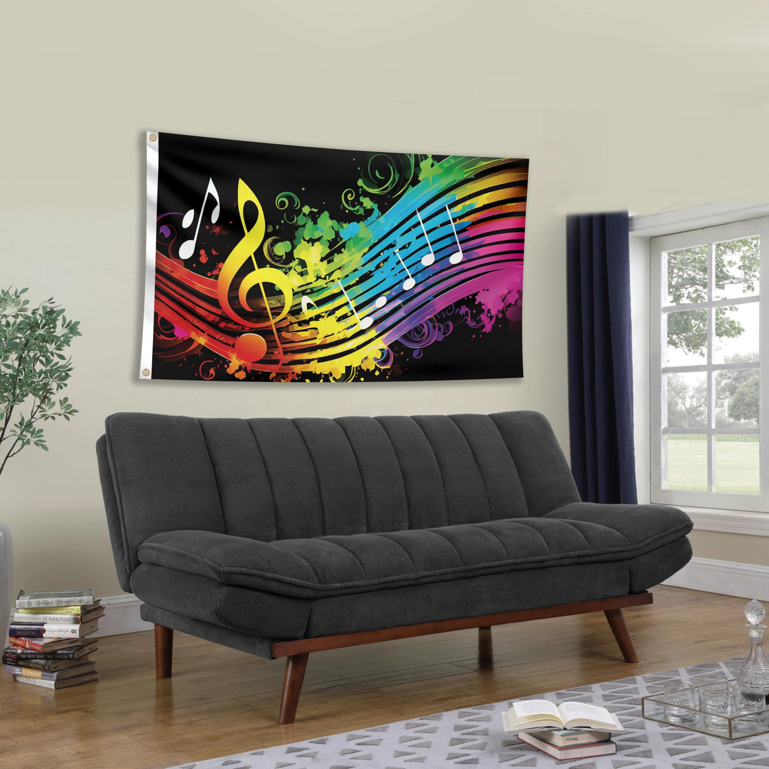Gitarren-Flagge – Lustige Musik-Flagge Für Zuhause Und Garten