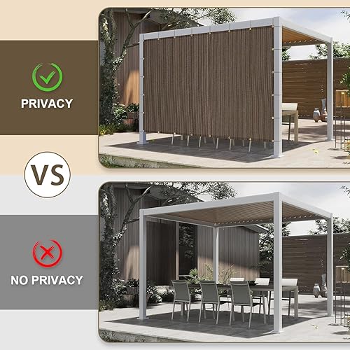 Miniatura 2 de LOVE STORY Tela duradera de 8 x 12 pies, 90 % protección UV, resistente al calor, material de polietileno de alta densidad transpirable, tela de