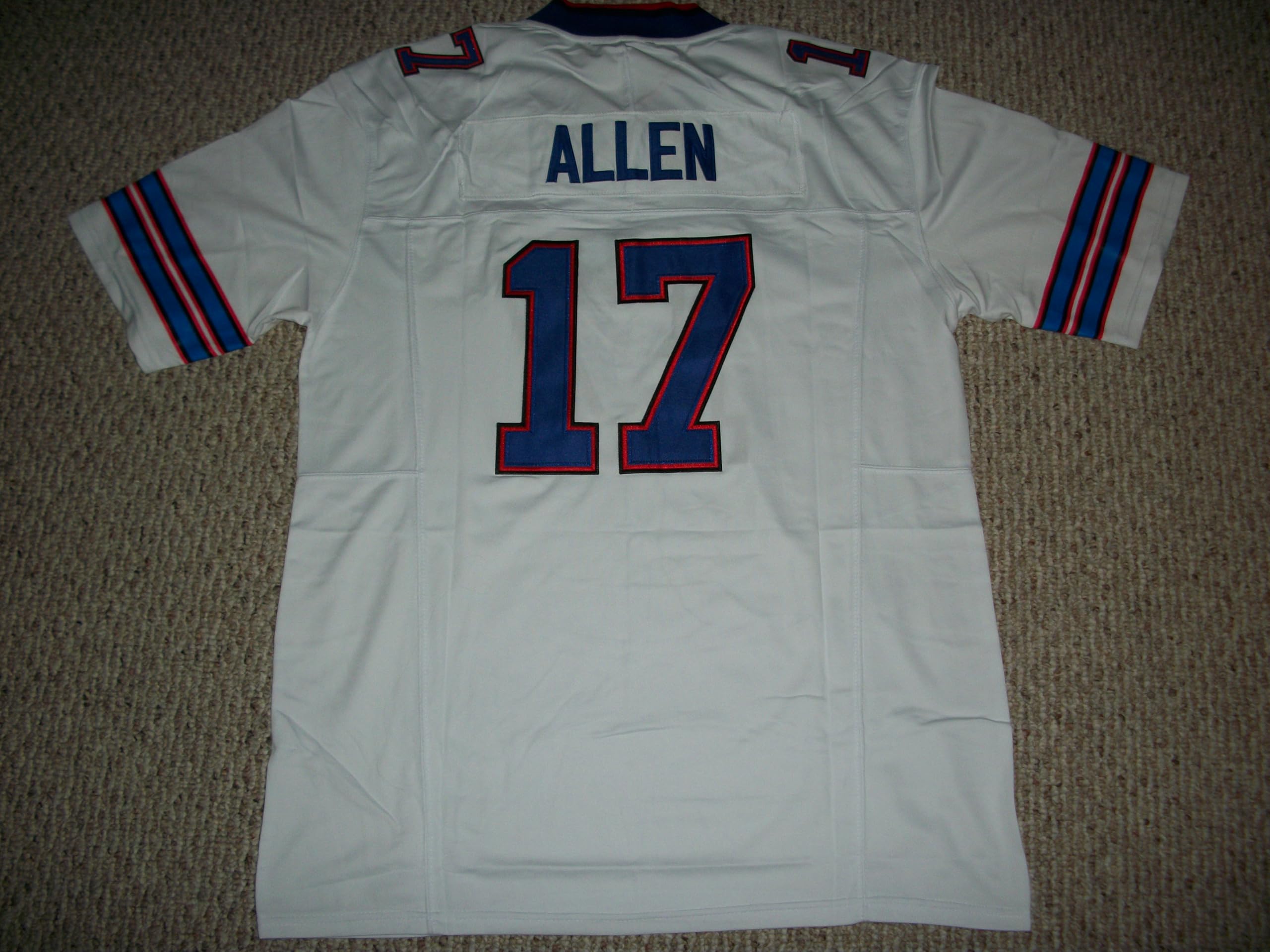 Amazon.com: Josh Allen Jersey #17 Buffalo Custom Stitched Current