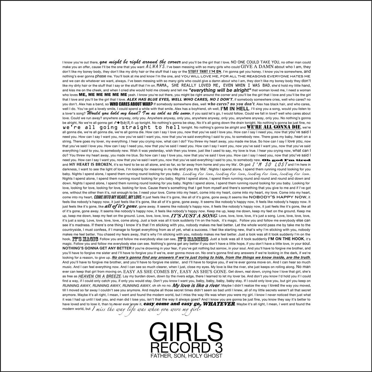 Father, Son, Holy Ghost [VINYL]