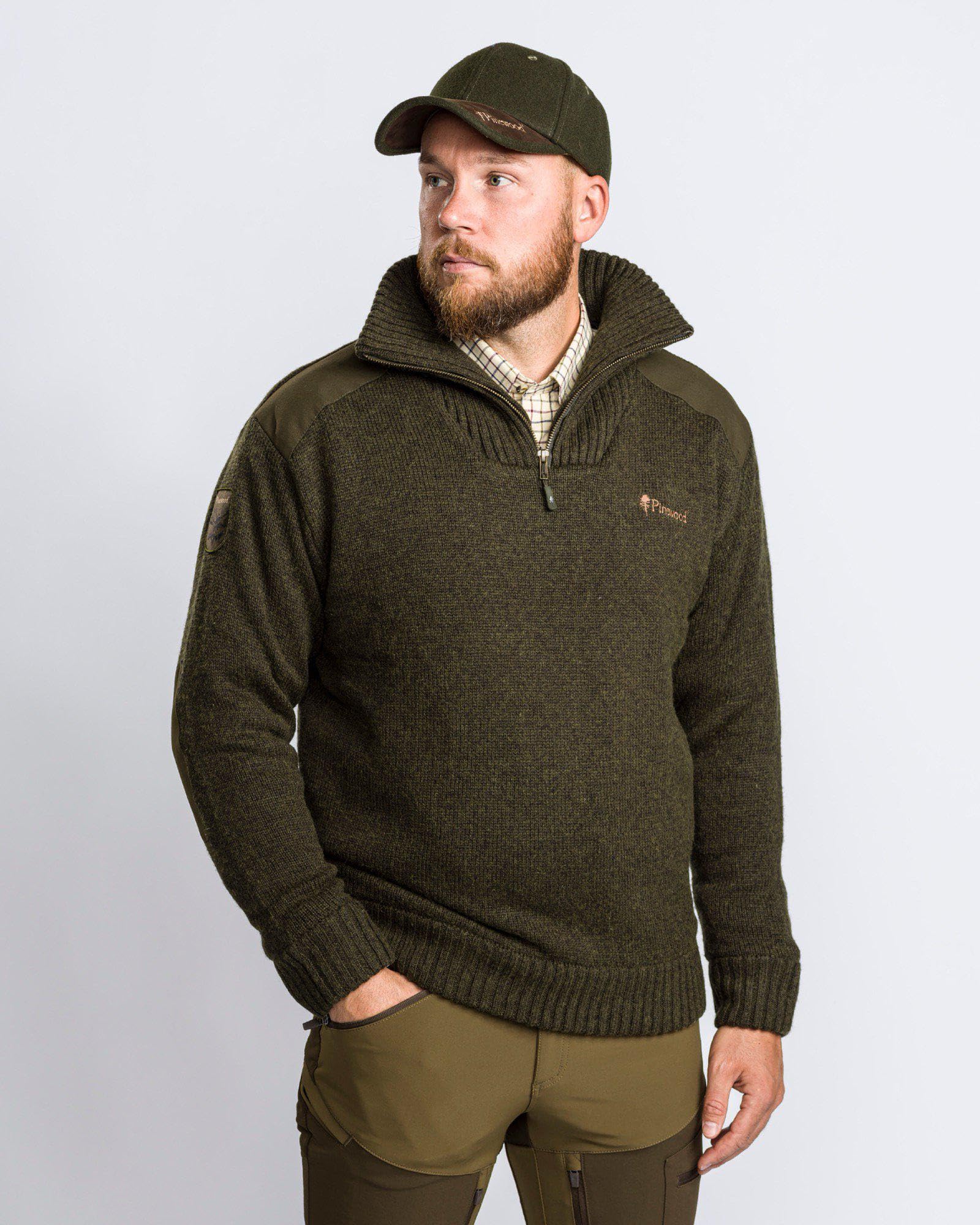 Pinewood Hurricane Pullover FÜR Herren. Zum Wandern, Trekking, Jagd, Hundesport und vielen Outdoor-Aktivitäten