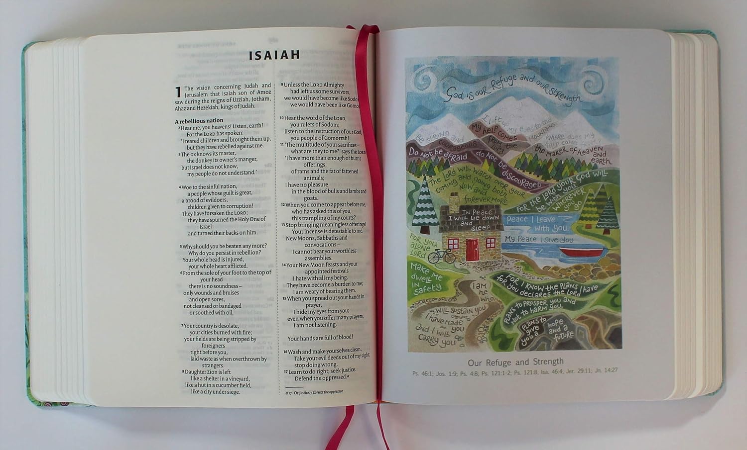 NIV Journalling Bible Illustrated by Hannah Dunnett (new edition) (New International Version)