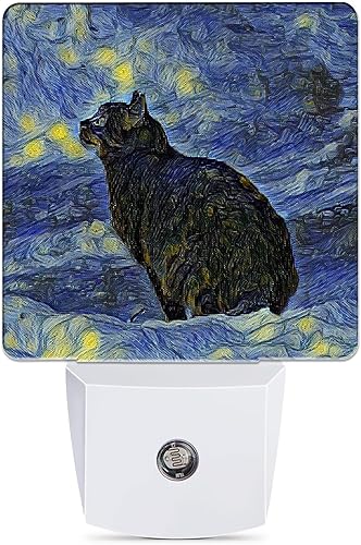 Miniatura 10 de Luz nocturna arcoíris, nube de estrellas enchufable a la pared con sensores de luz del atardecer al amanecer, luces nocturnas cálidas para Arco