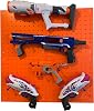 Wall Storage for Nerf Guns – Peg Board Holder for Nerf Blasters – Hanging Storage Rack Shelf Organizer