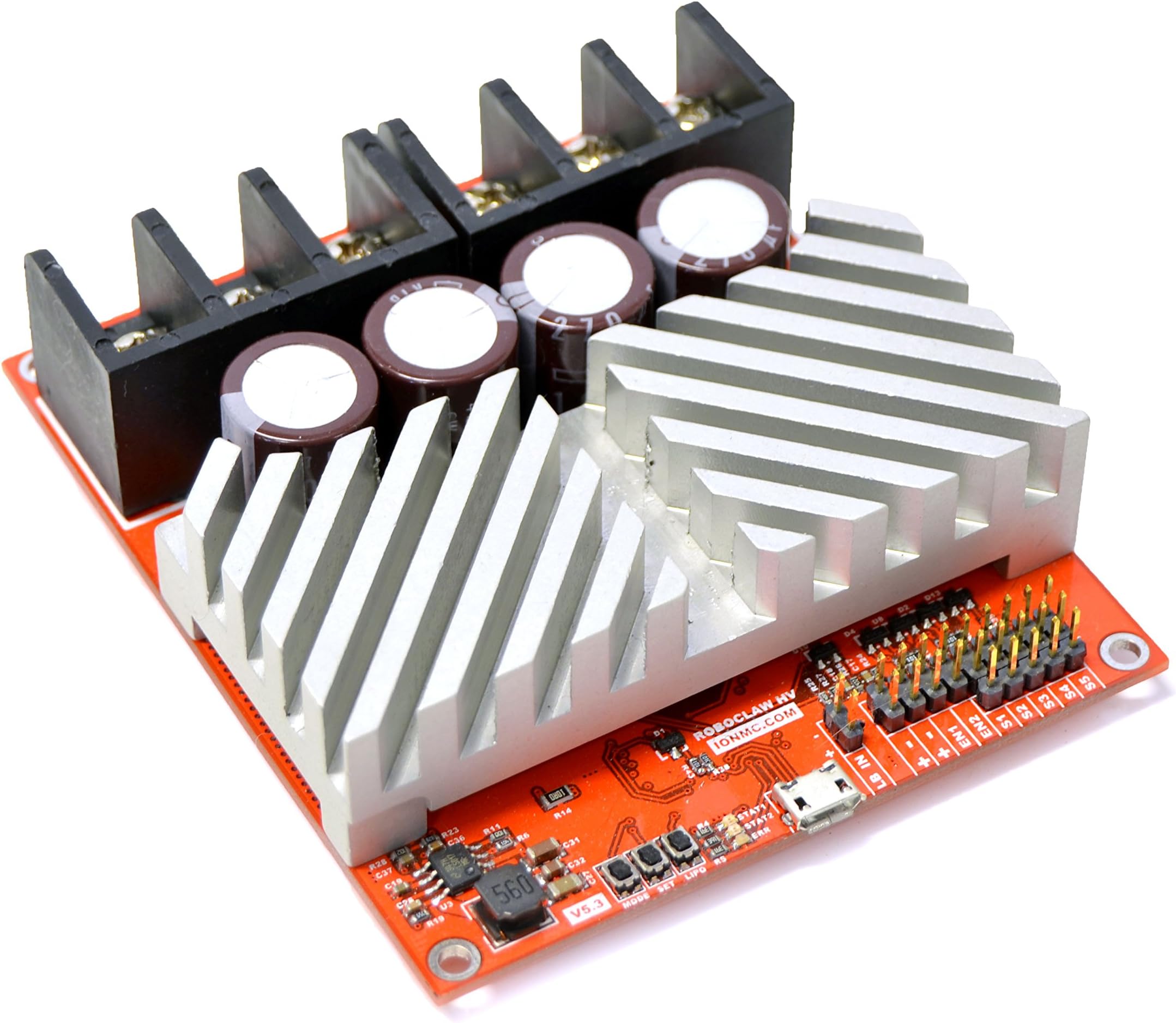 RoboClaw 2x60AHV Motor Controller, 2 Channel, 60Amps Per Channel, 11-60VDC