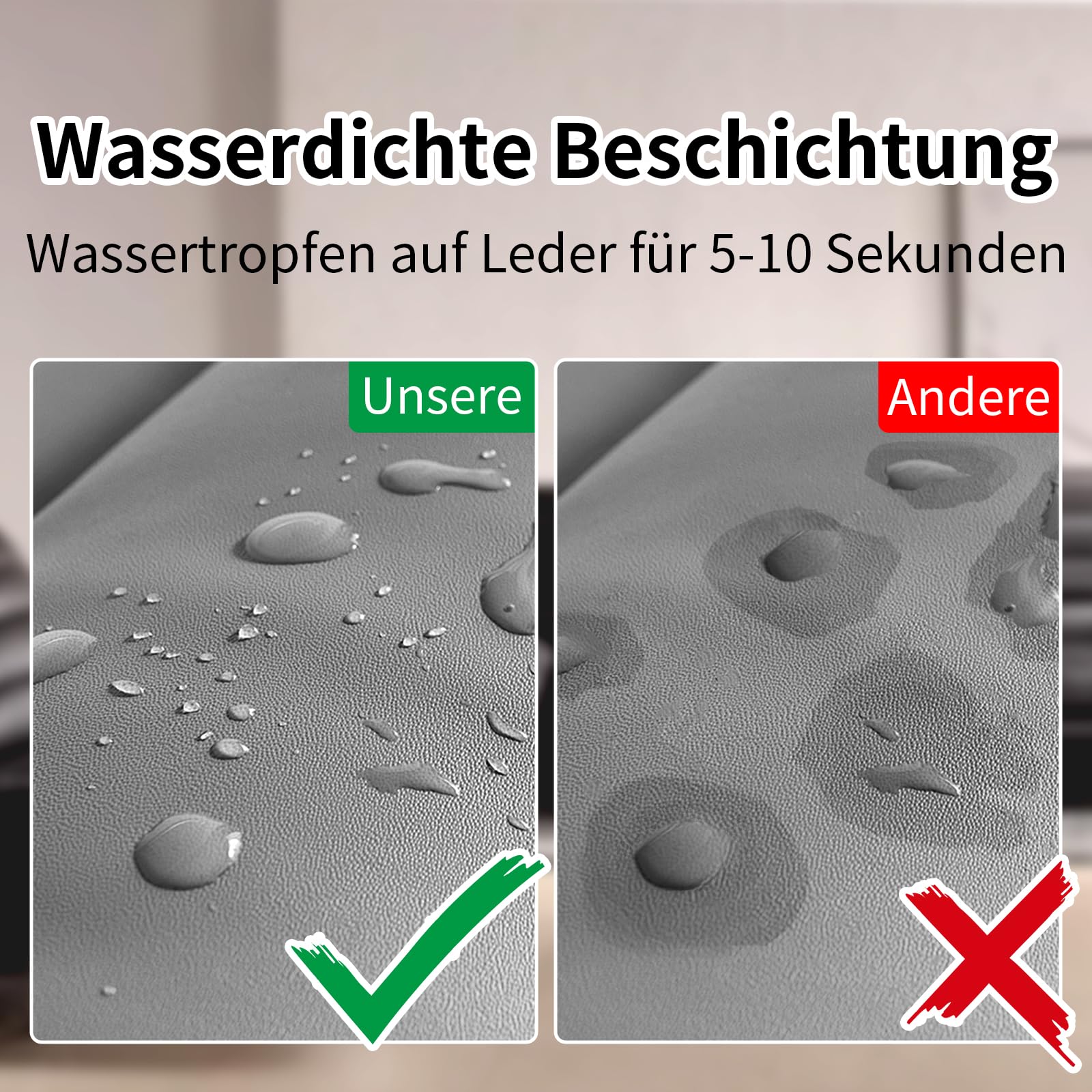 SHADAIWUYU 240g Lederpflege Auto,Leder Reparatur Set Grau,Flüssigleder,Lederfarbe,Kunstleder Reparaturset zum Reparieren von Sofas,Vinylmöbeln,Autositz,Lederschuhen,Sattel bei Verblassen und Kratzern