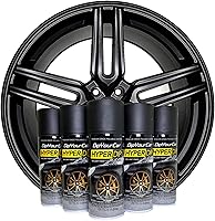 Vista 11 de Kit de Pintura para Llantas HyperDip de DipYourCar.com - Juego de bricolaje con latas de pintura en aerosol para automóviles - Protección removible
