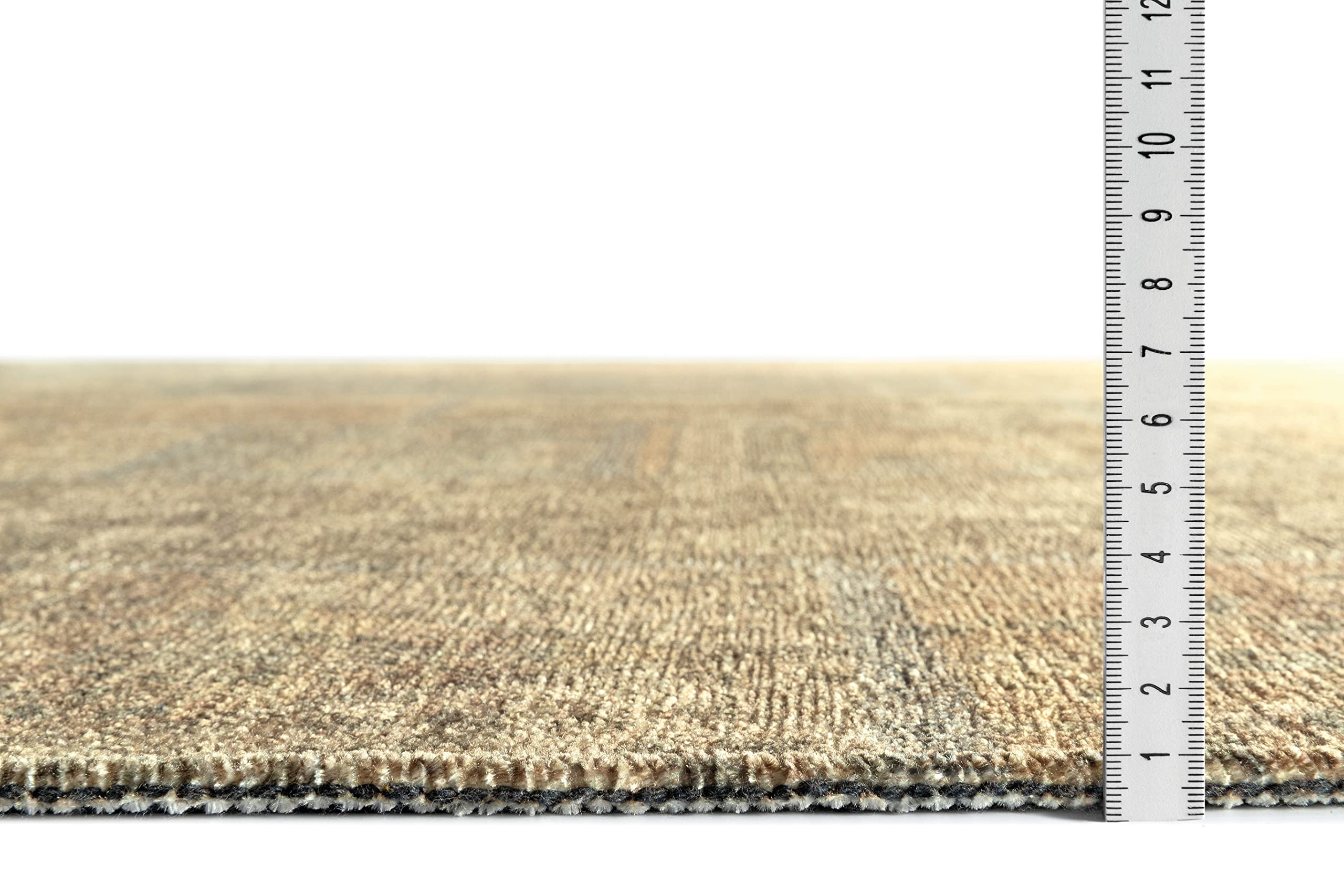 TESSO LIVING Tapis Couloir Kelim Patchwork 80x290 Jaune Moutarde – Poils Courts Vintage Lavable Machine Antidérapant Coton Recyclé Franges Salon Chambre