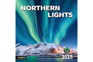 Northern Lights Wall Calendar 2024