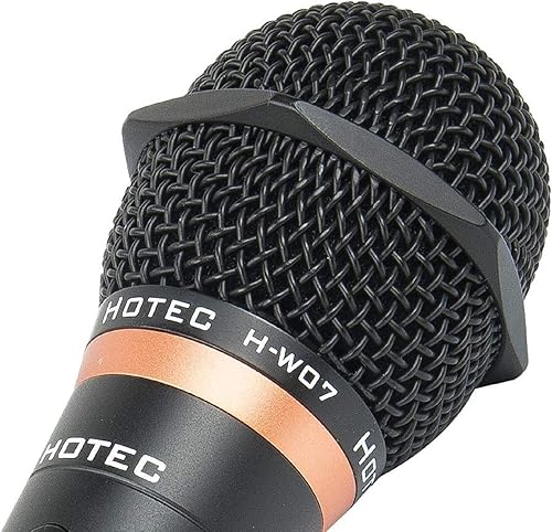 Miniatura 8 de HOTEC Micrófonos de mano dinámicos vocales con cable de alta calidad, incluye cable XLR desmontable de 19 pies e interruptor de encendidoapagado,