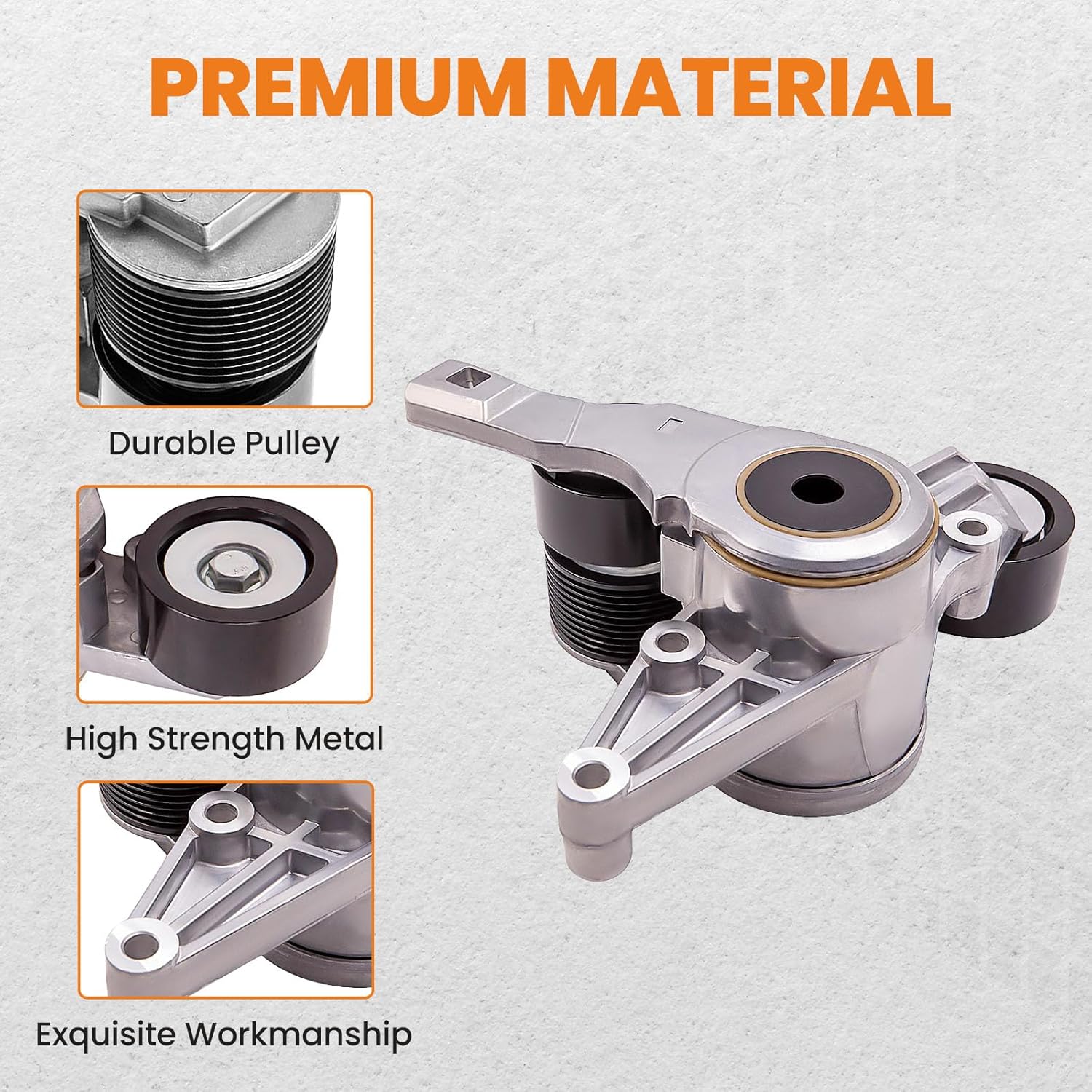 maXpeedingrods Timing Belt Tensioner 38667 for Western Star 2009-2018, Pulley Assembly Automatic Set for Freightliner 2008-2017, for Sterling Truck L9500 2009, A9500 2008-2009