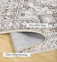 Vista 5 de Alfombras antideslizantes de 2.6 x 8 pies de befbee, alfombras resistentes a las manchas para pasillos, cocina y entrada, alfombras lavables