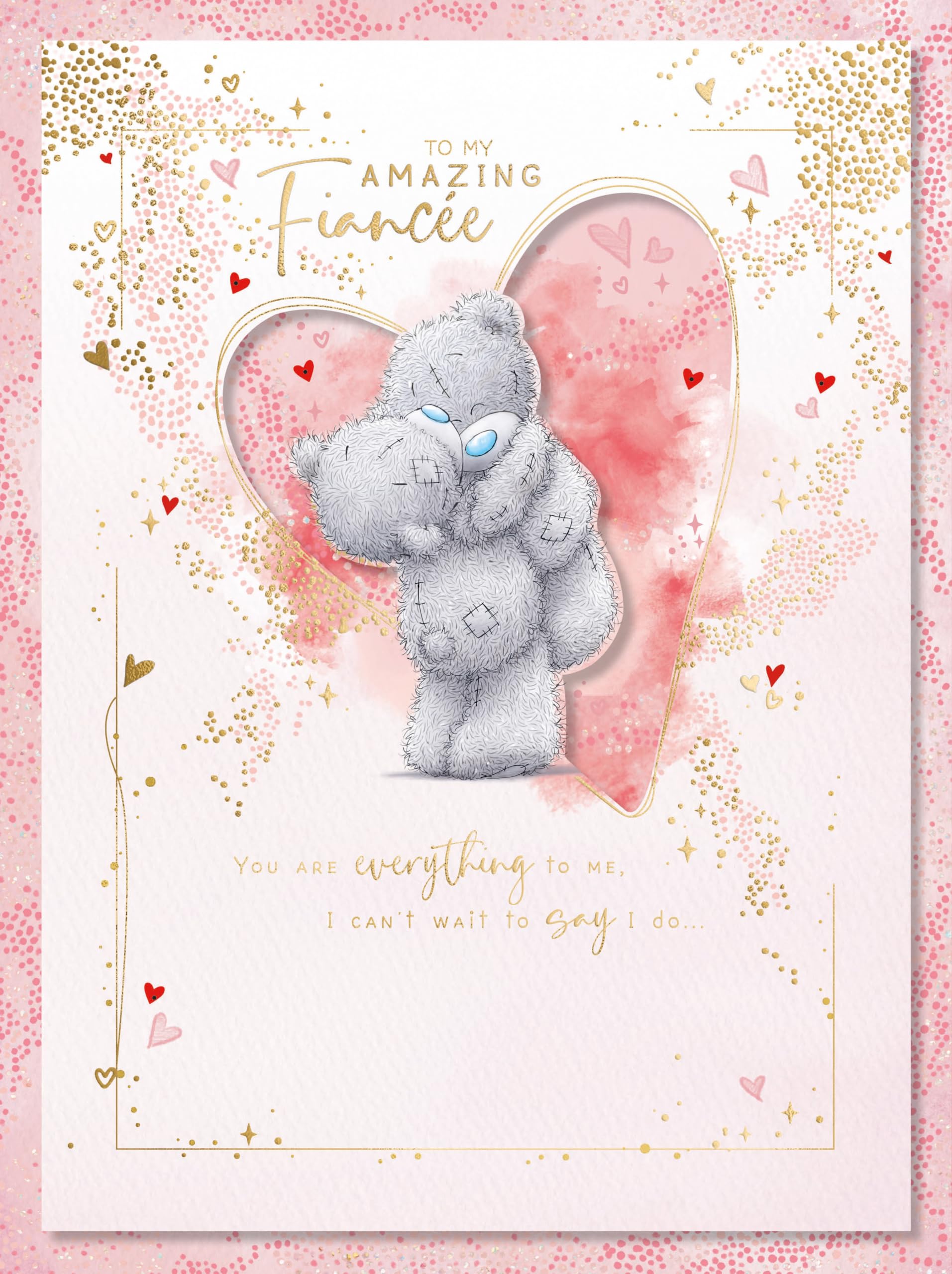 Me To You Bear Amazing Fiancée Valentine's Day Boxed Card
