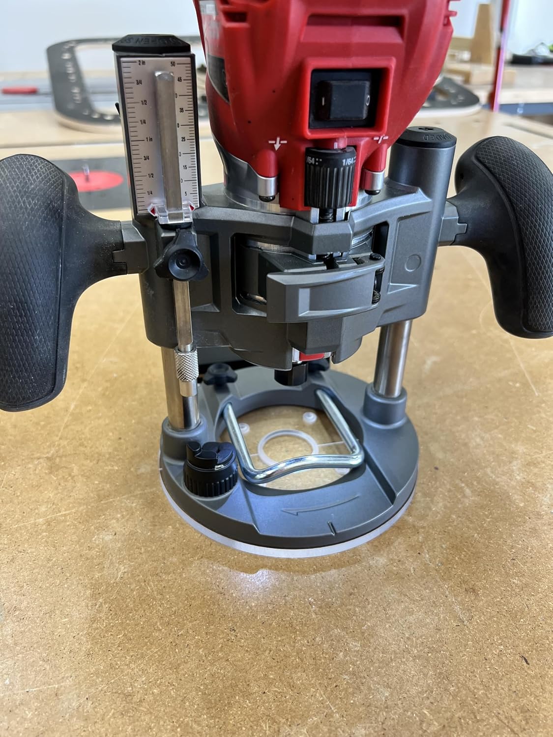 Guide Rail Router Base Compatible with Milwaukee M18 Router - 2723-20 - Fits Fixed Base and Plunge Base