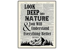 Albert Einstein Science Quote Poster: Unveil the Secrets of Nature for Deeper Understanding