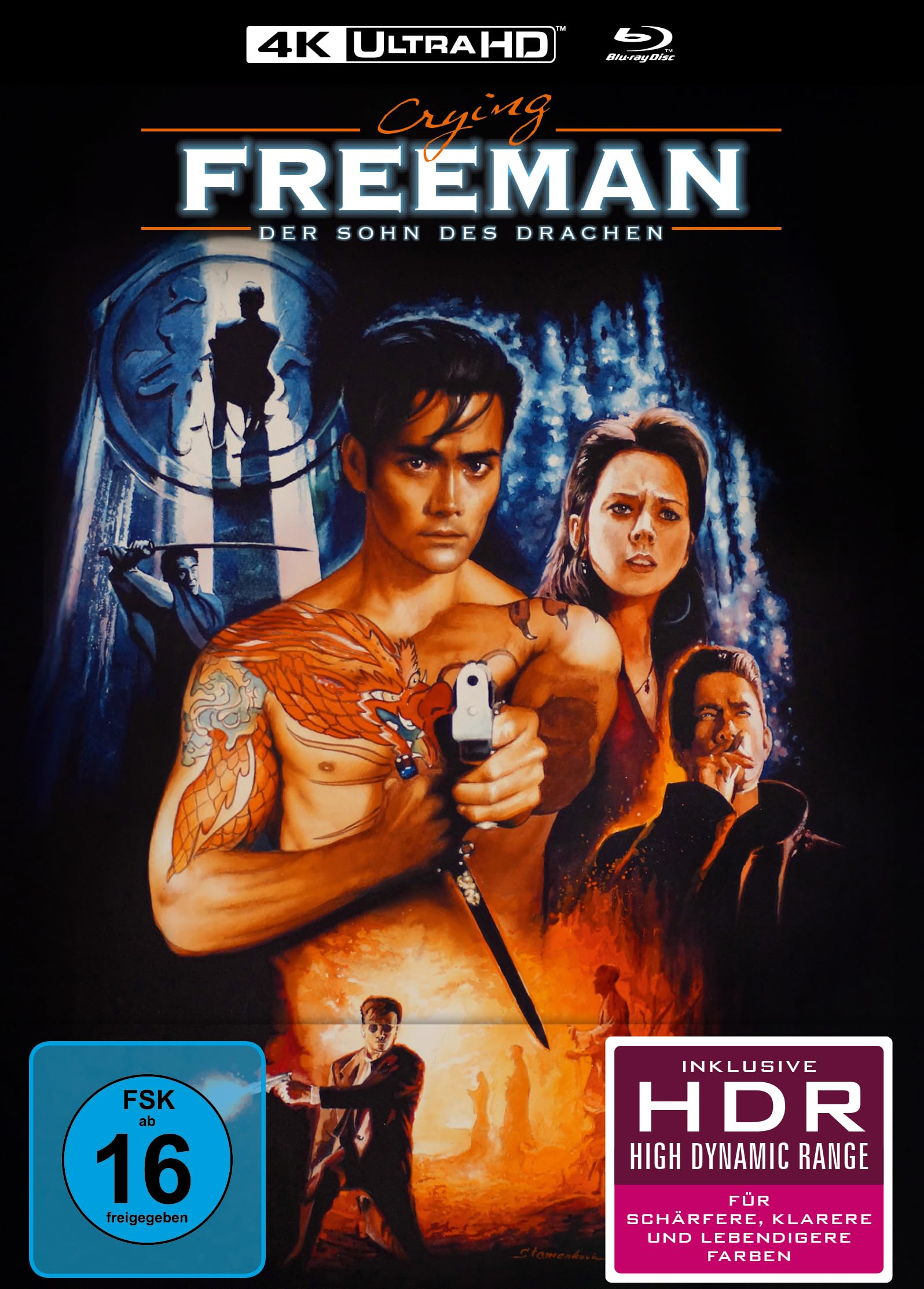 Crying Freeman - Der Sohn des Drachen - Mediabook - 2-Disc Limited Collector's Edition (4K Ultra HD) (+ Blu-ray)