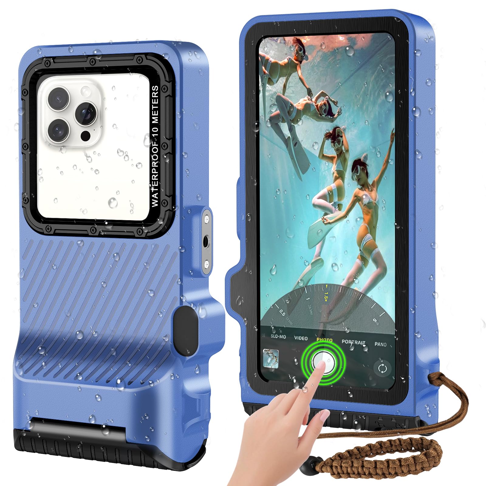 Saupsitnz 2026 Diving Snorkeling Phone Case for iPhone 17/16/15/14/13/12/11 Pro Max/XS/X Samsung Galaxy S25/S24/S23 Professional Scuba Dive Waterproof