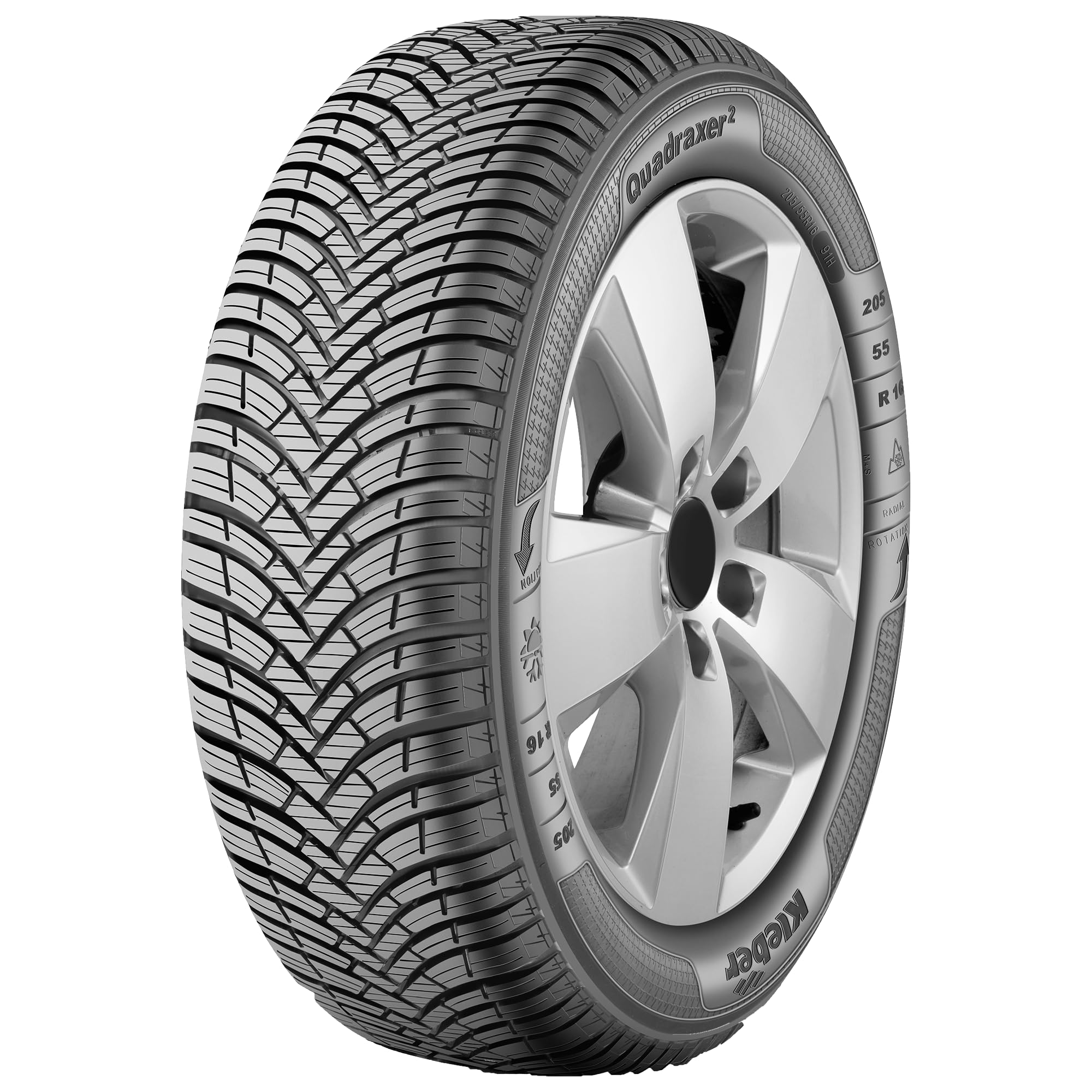 KLEBER - 155/65 R14 TL 75T QUADRAXER 2 M+S 3PMSF - Ganzjahresreifen
