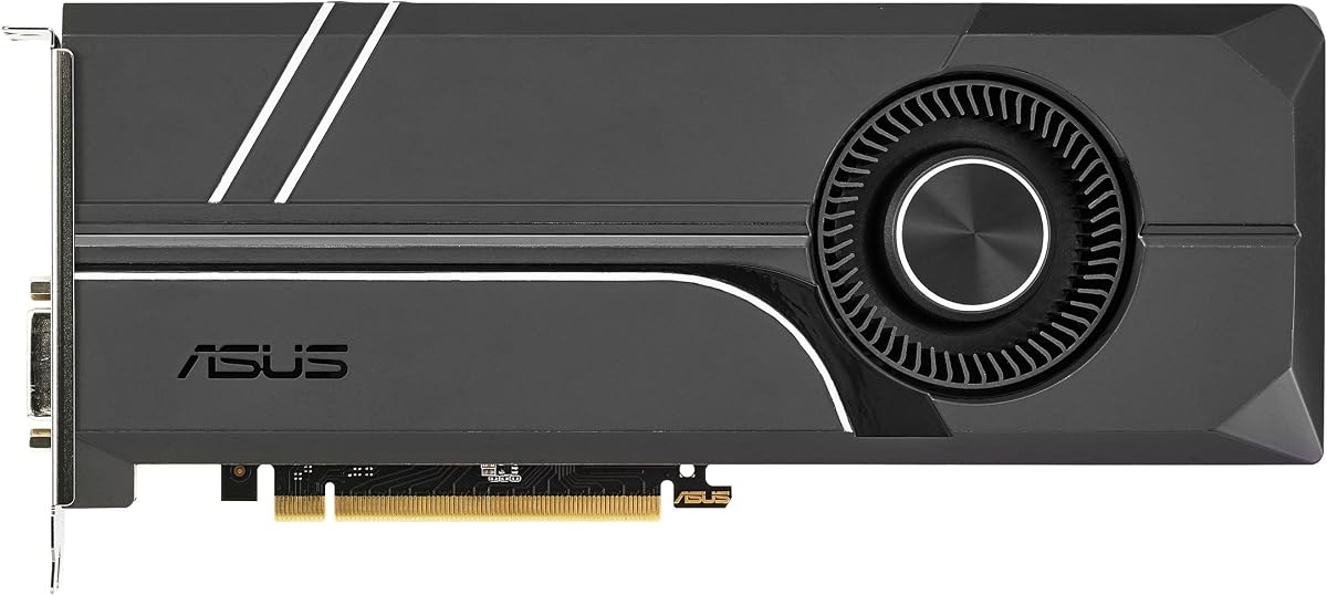 ASUS Geforce GTX 1060 6GB Turbo Edition VR Ready Dual HDMI 2.0 DP 1.4 Auto-Extreme Graphics Card (TURBO-GTX1060-6G)