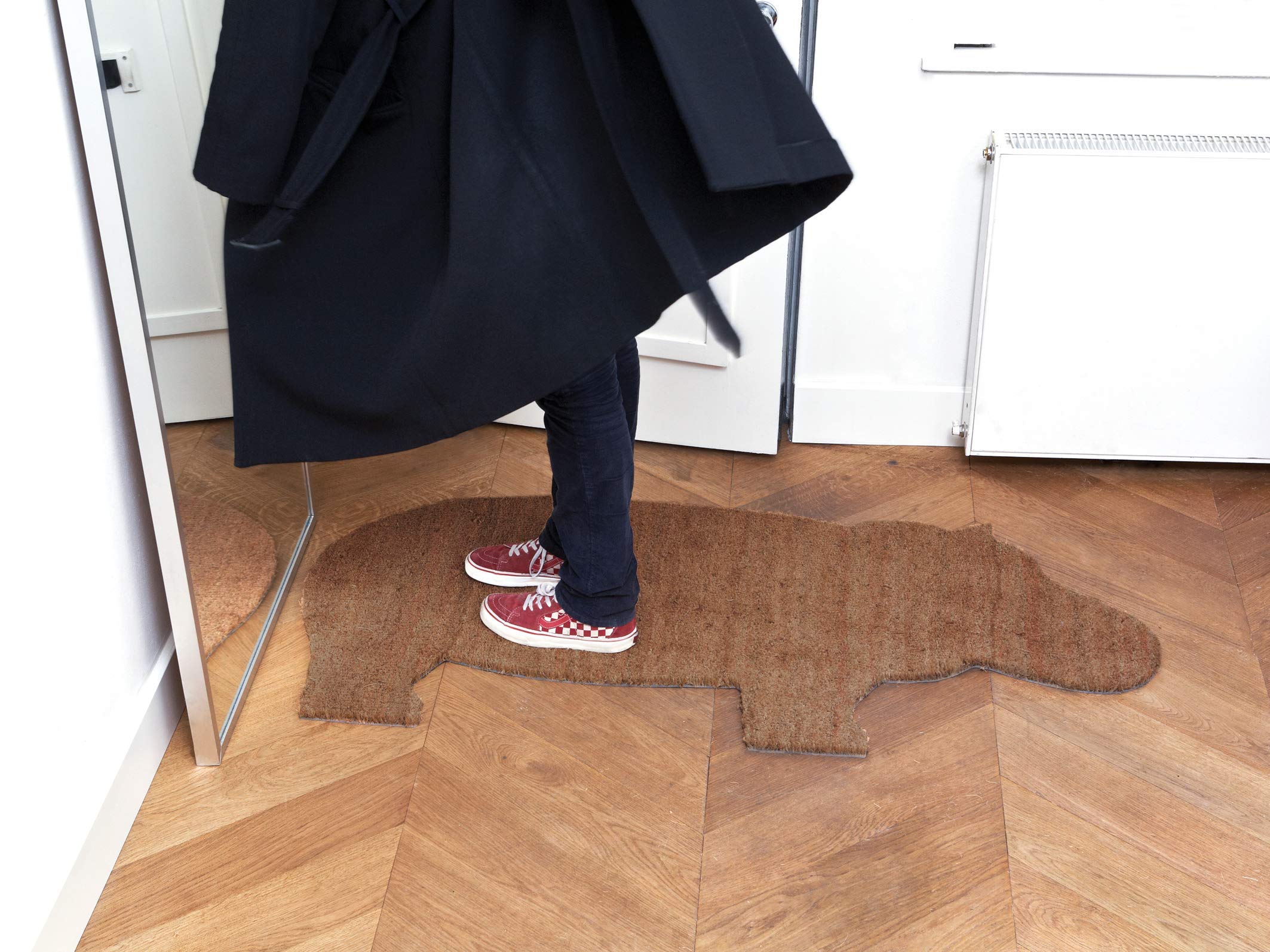 droog design マット Amazon.co.jp: Droog Design カバマット ウェルカムマット ブラウン