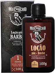 Loção Pos Barba Muchacho Classic - ação suavizante, calmante e hidratante da pele