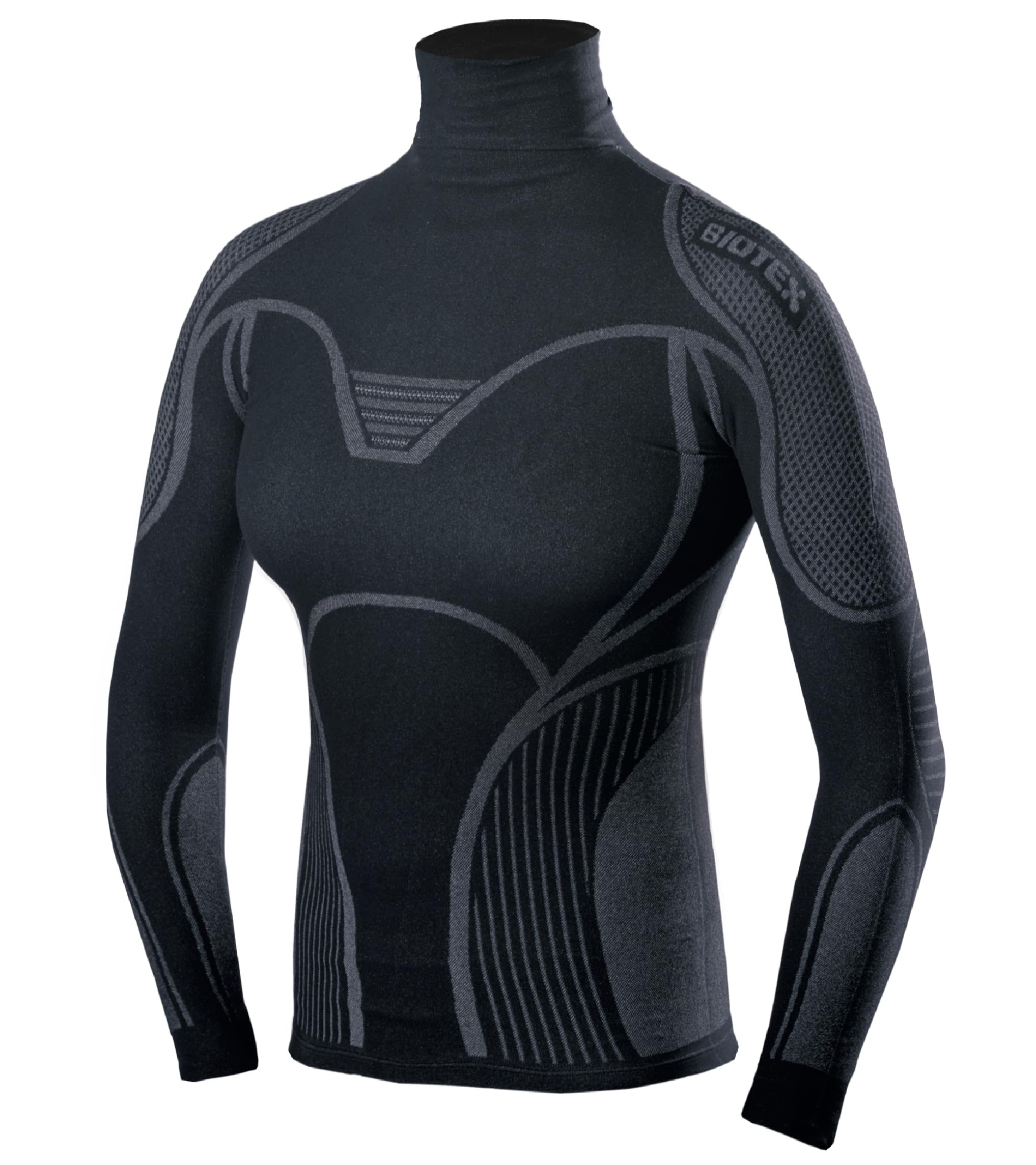 BIOTEX Lupetto Limitless da Donna con Collo Alto, Maglia Termica a Manica Lunga, Intimo Tecnico Sportivo
