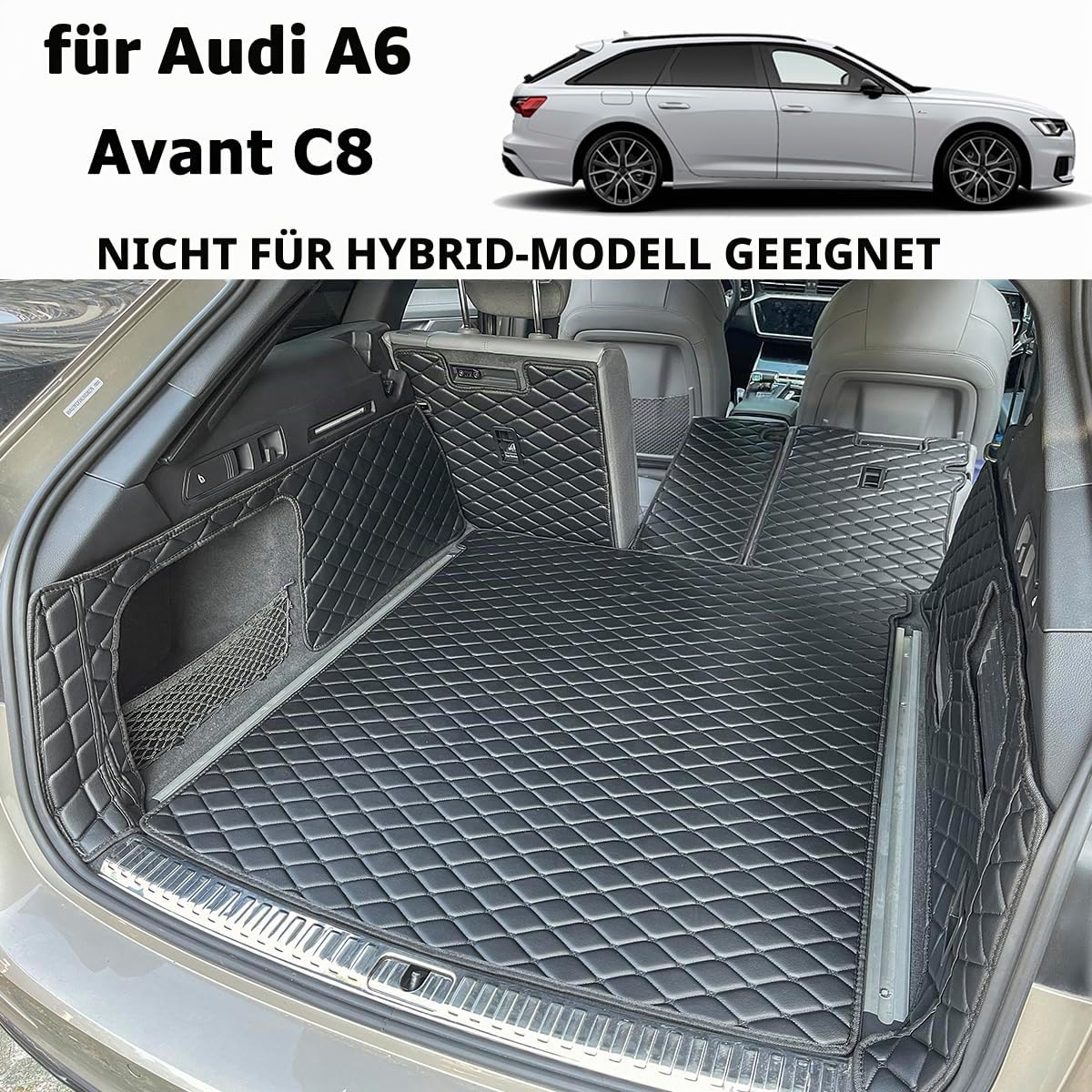 Kofferraumwanne für 2018-2026 Audi A6 C8 Avant ＆ Allroad | Kofferraummatte Kofferraumabdeckung