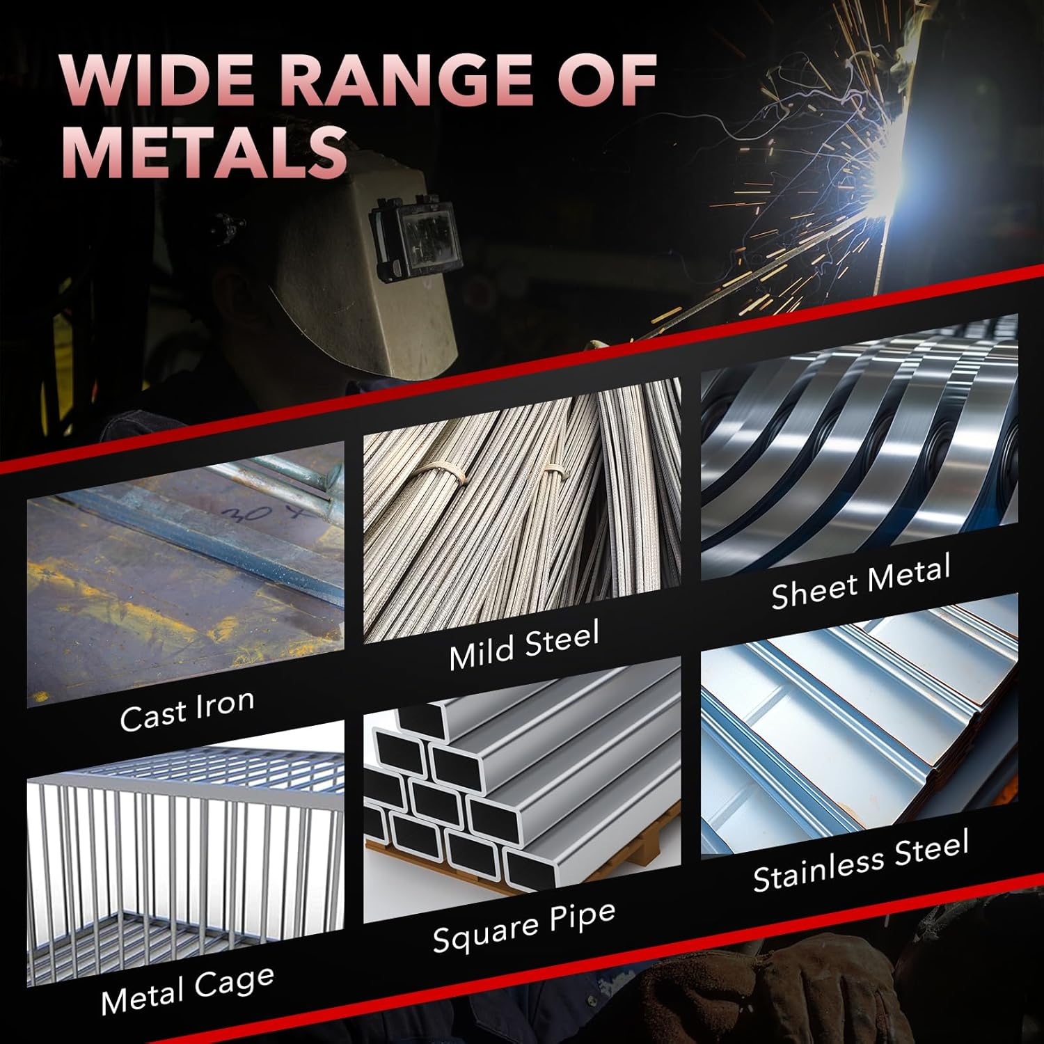 Welding Machine 110V, 2 IN 1 Stick Welder/Lift TIG Welder Machine, 200A IGBT Inverter Mini Welder with Hot Start Arc Force Anti-Stick For Home DIY