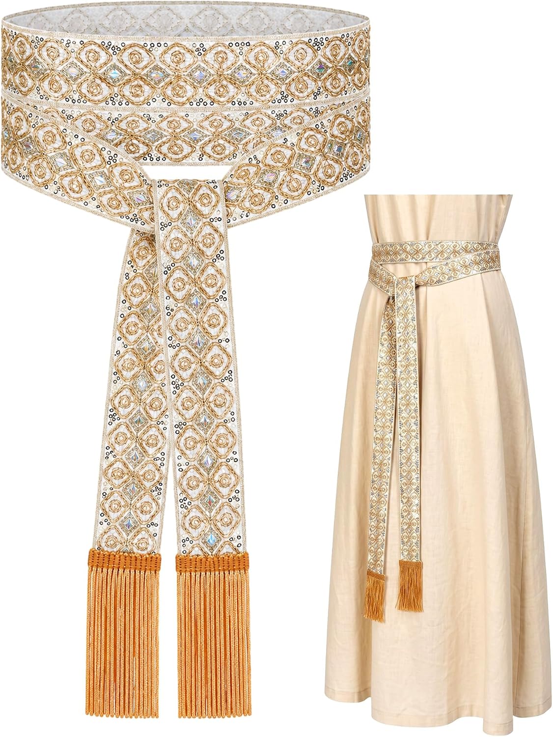 Jiuguva Medieval Belt for Women Renaissance Accessories